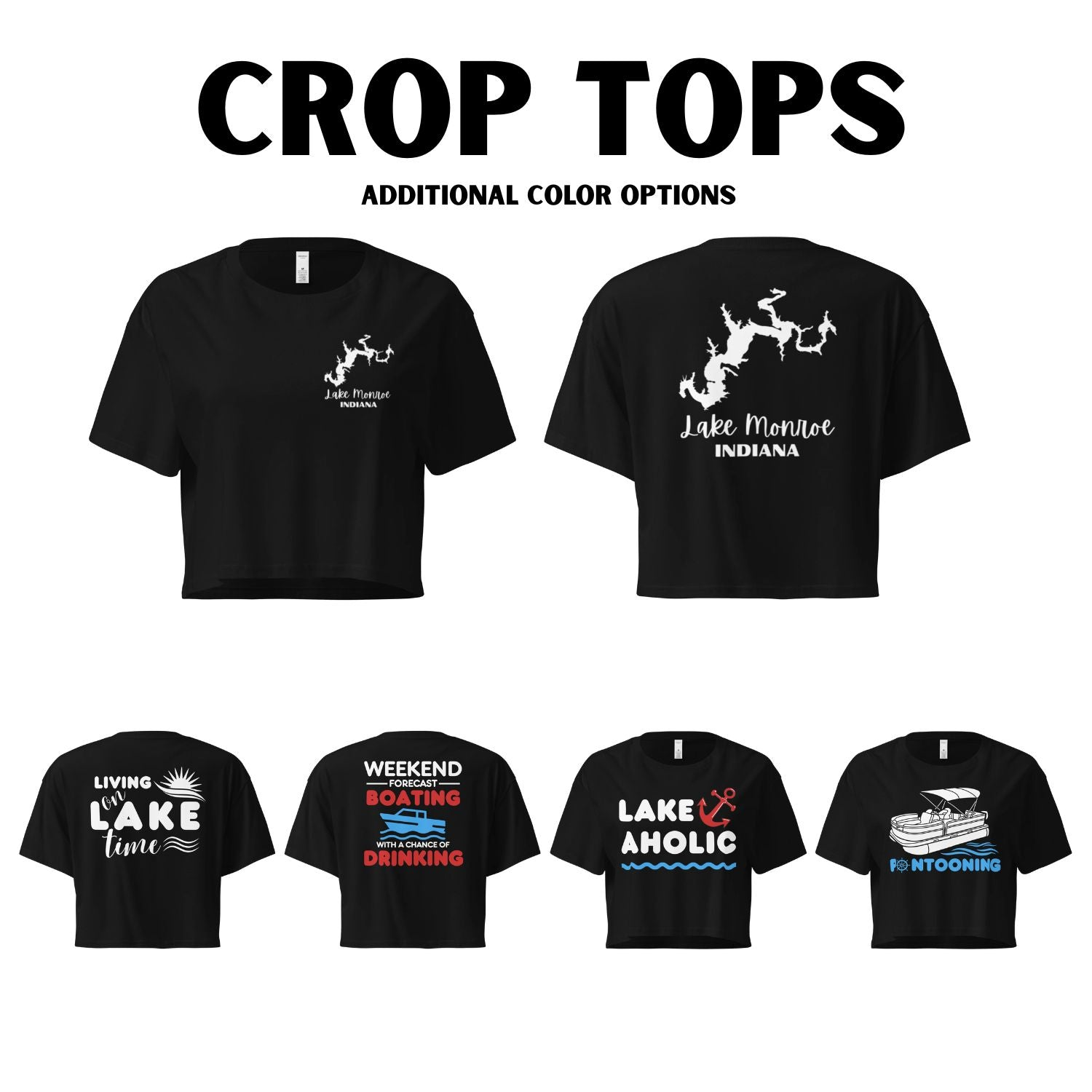 Lake Monroe Crop Tops