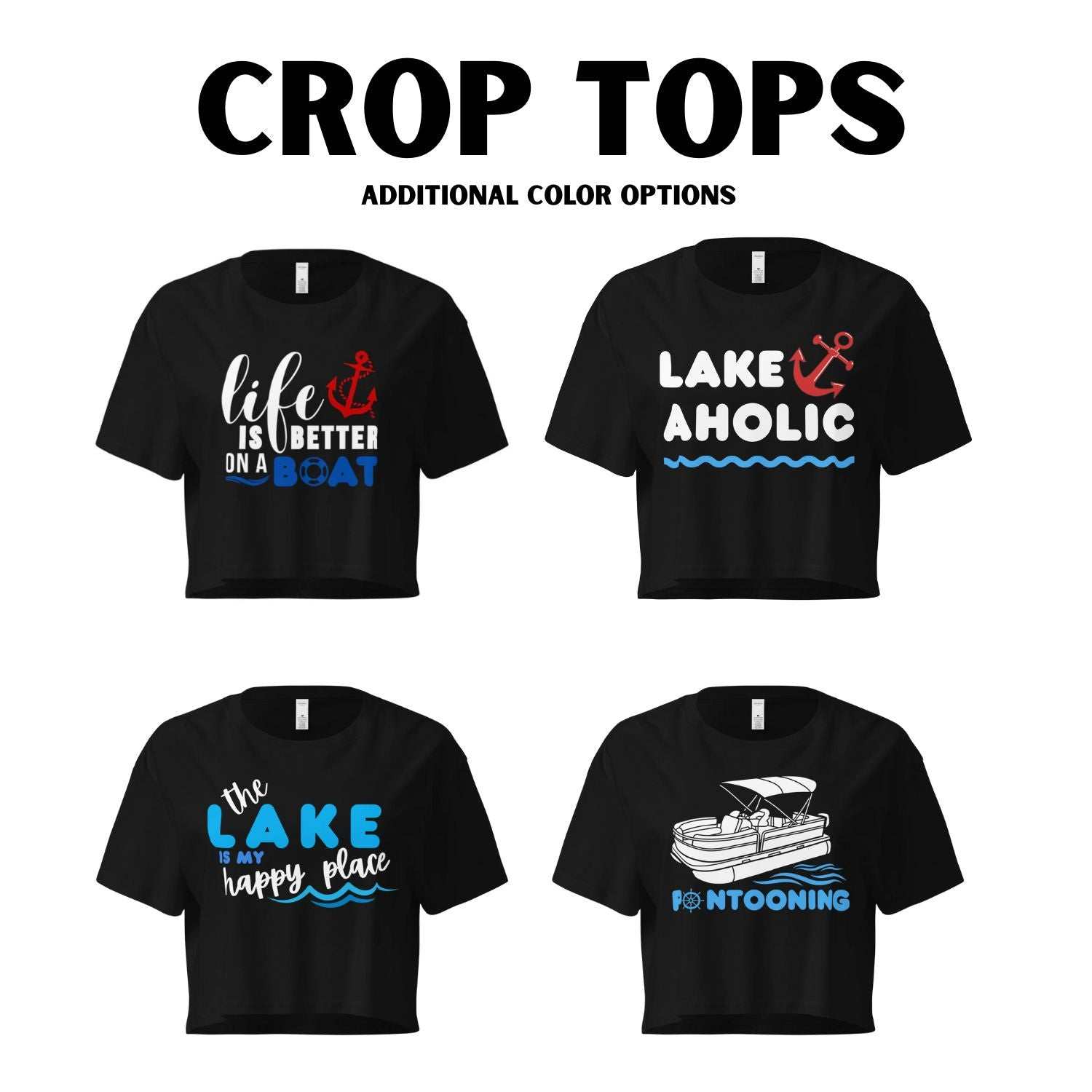 Nautical Crop Tops