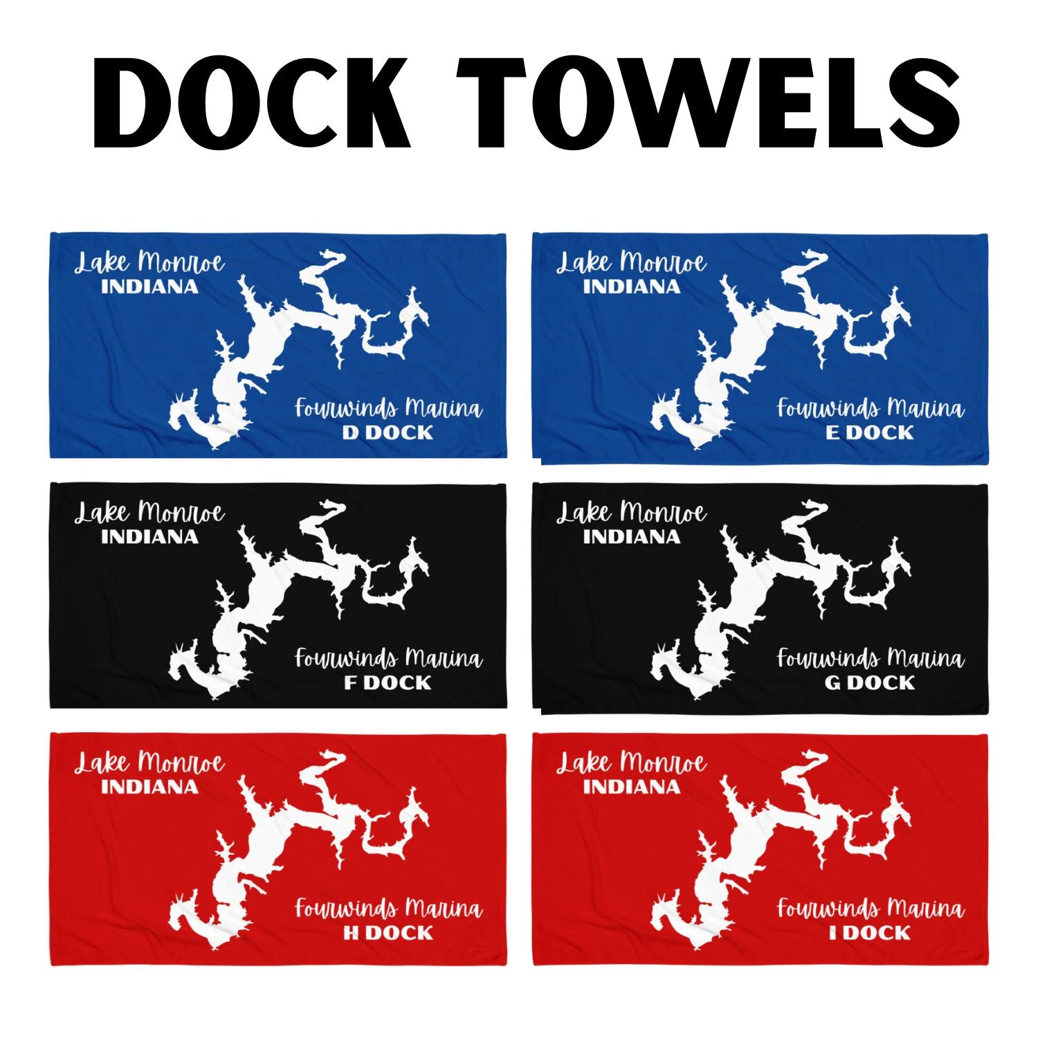 Lake Monroe Dock Towels