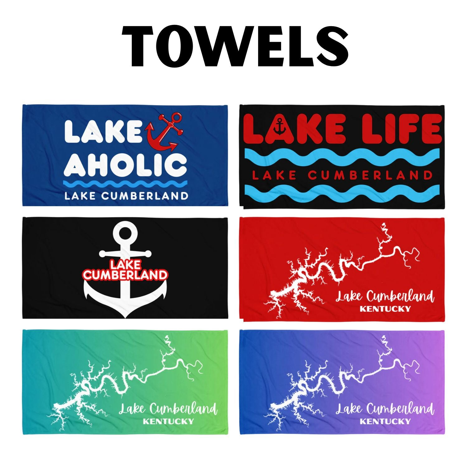 Lake Cumberland Towels