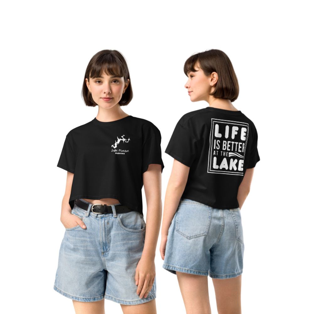 Lake Monroe "Life is Better at the Lake" Crop Top