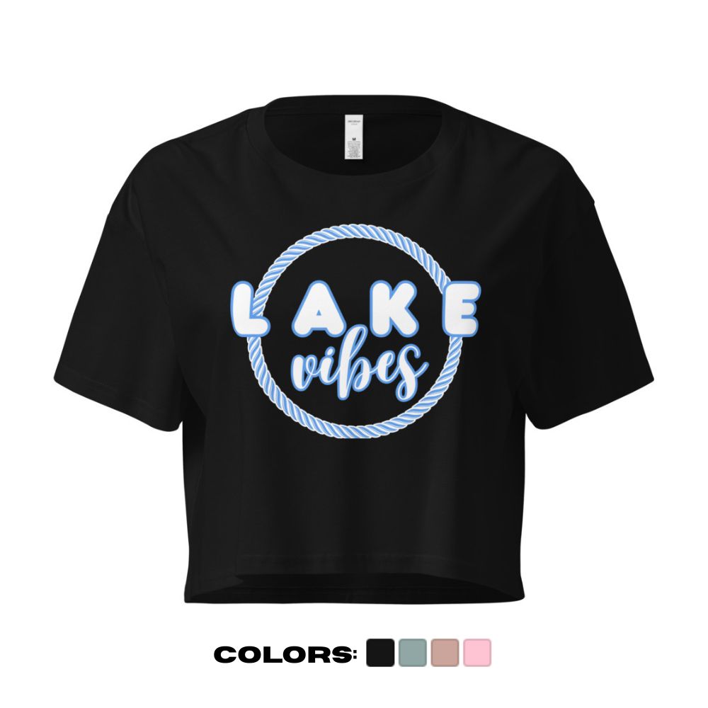 "Lake Vibes" Crop Top