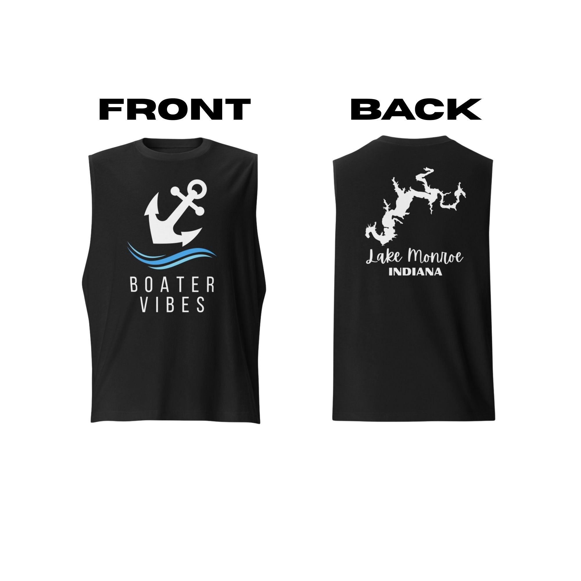 Lake Monroe "Boater Vibes" Muscle Tank Top