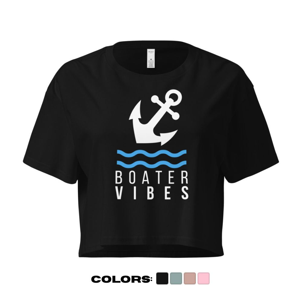 "Boater Vibes" Crop Top