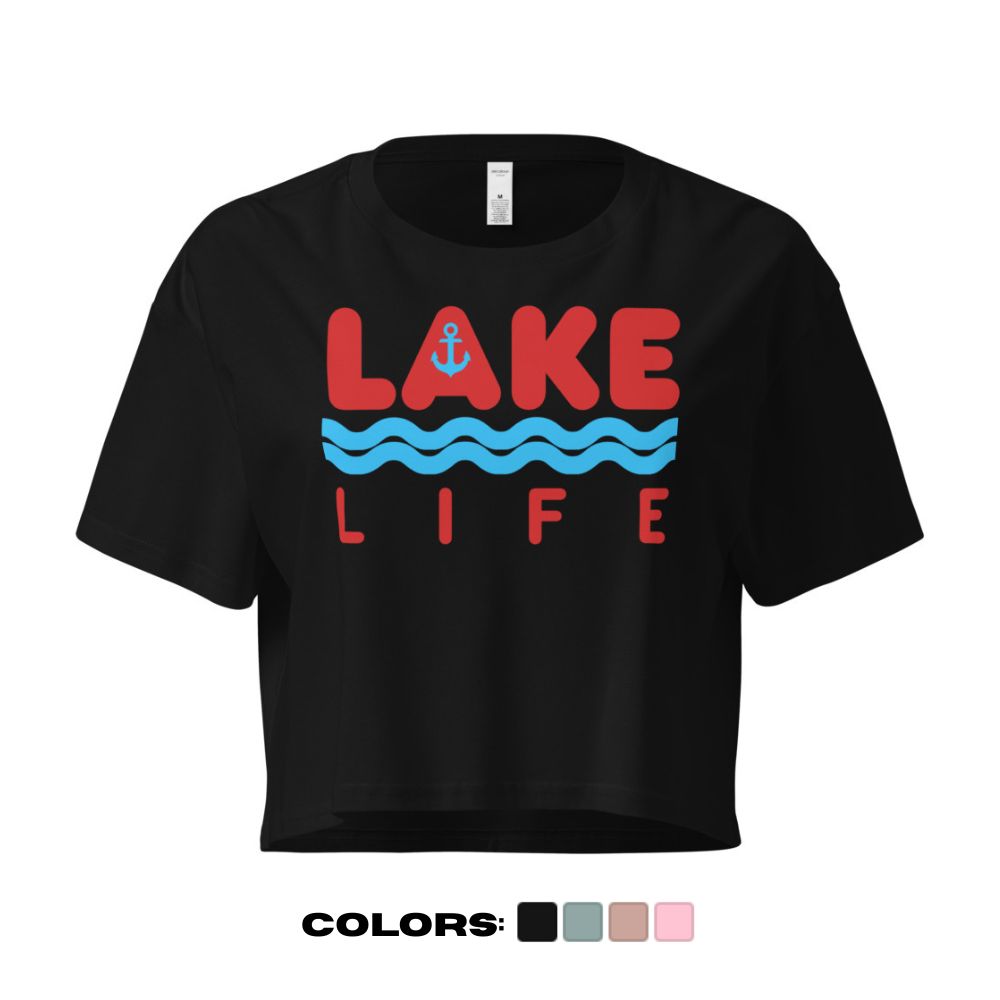 "Lake Life" Crop Top