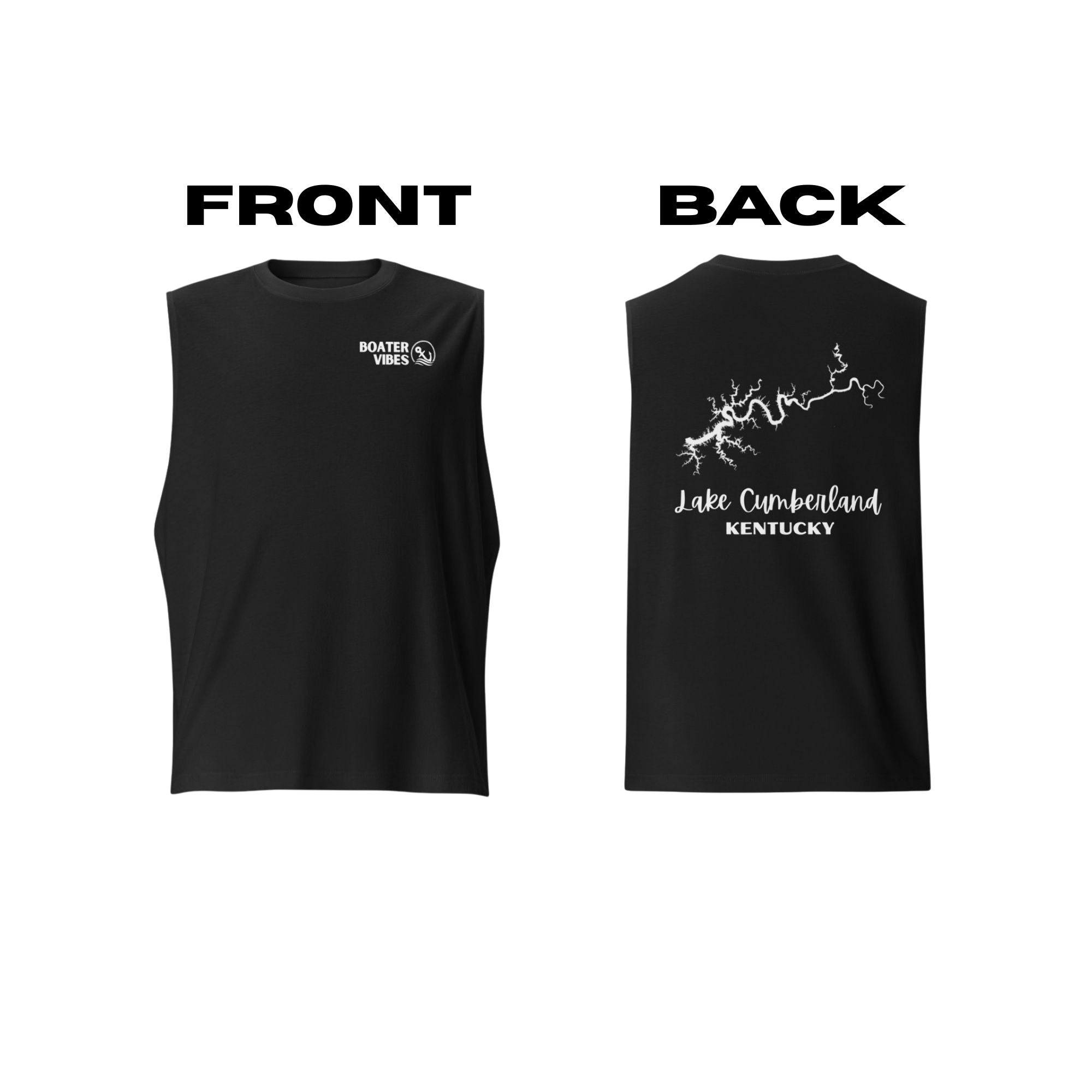 Lake Cumberland "Boater Vibes" Muscle Tank Top
