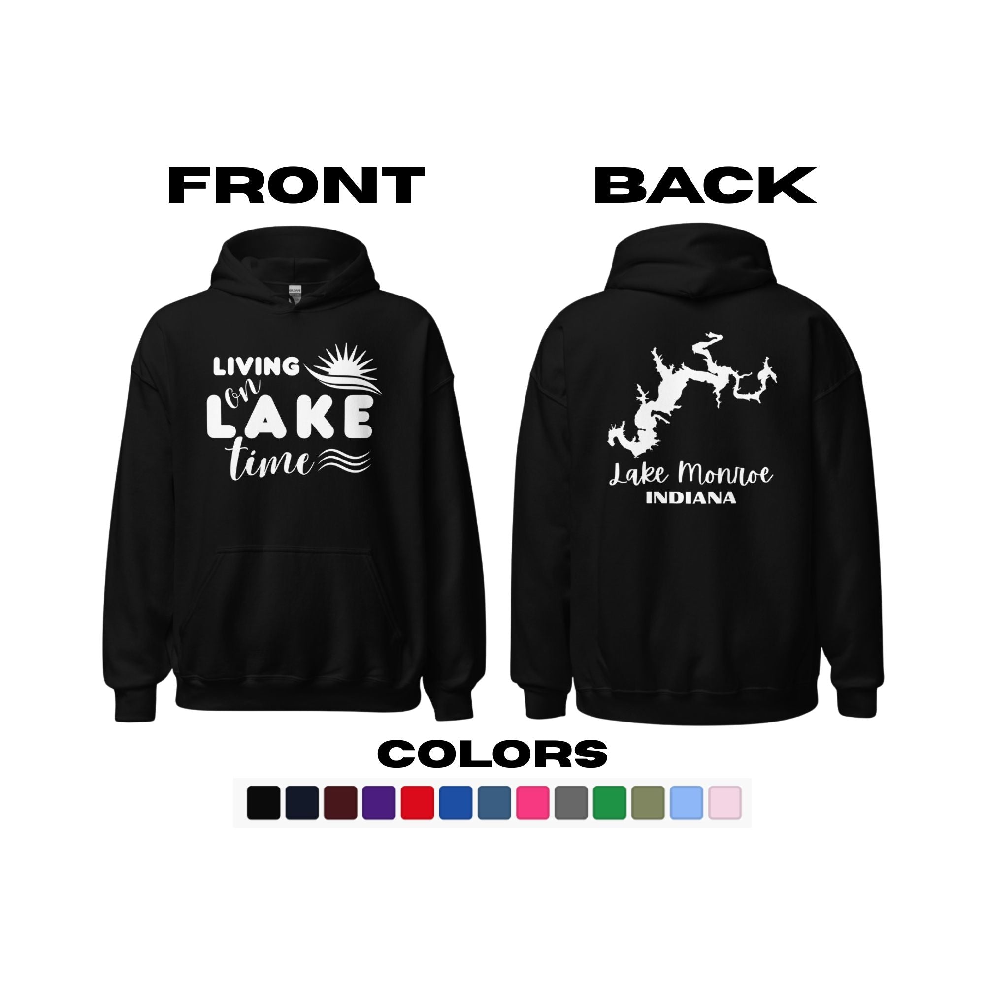 Lake Monroe "Living on Lake Time" Hoodie