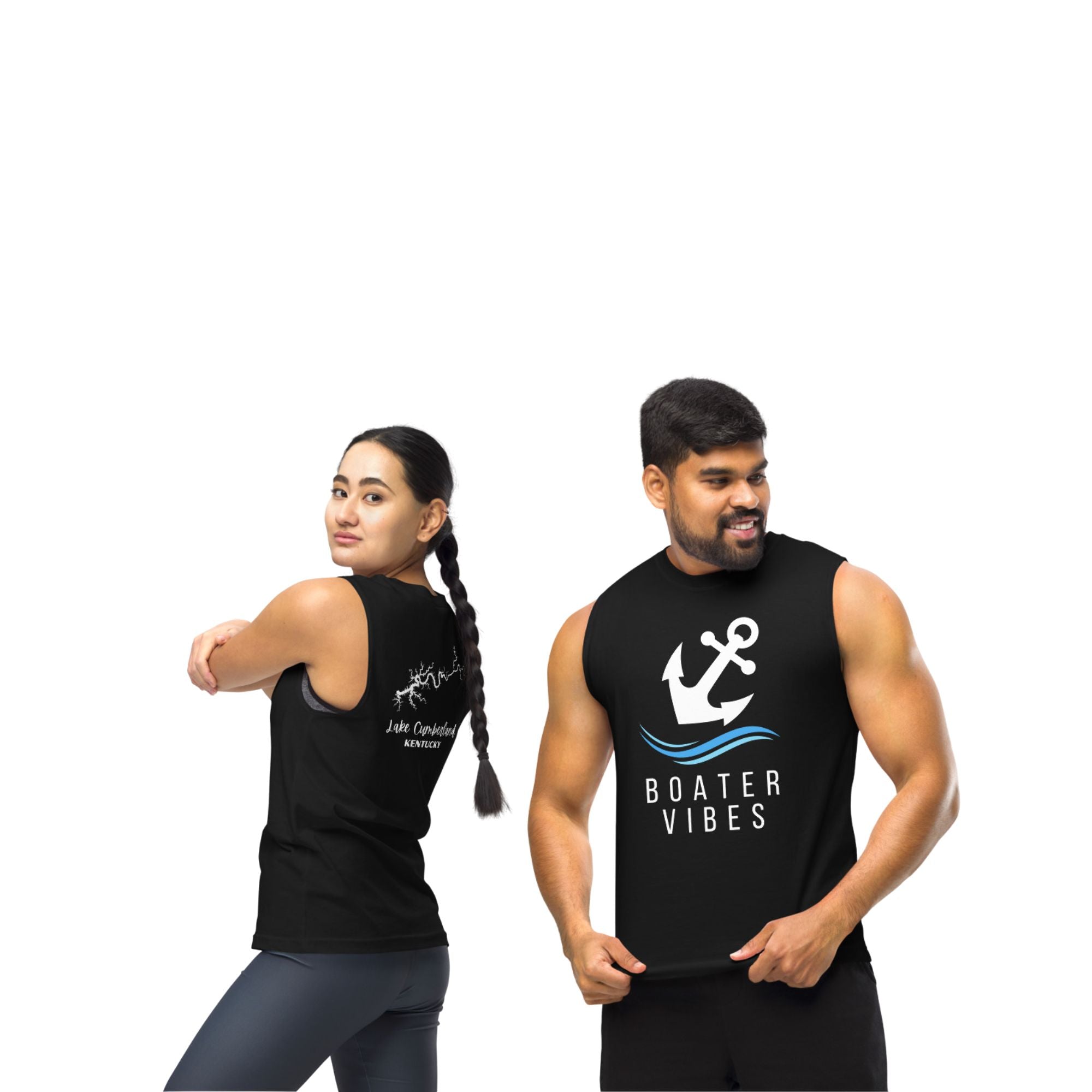 Lake Cumberland "Boater Vibes" Muscle Tank Top