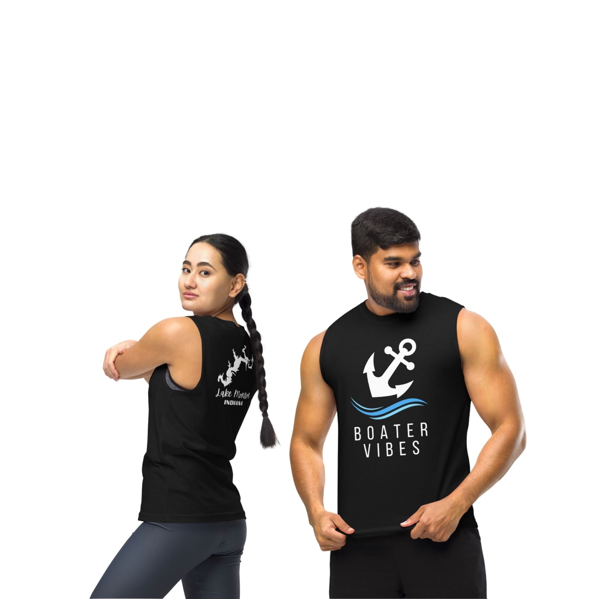 Lake Monroe "Boater Vibes" Muscle Tank Top