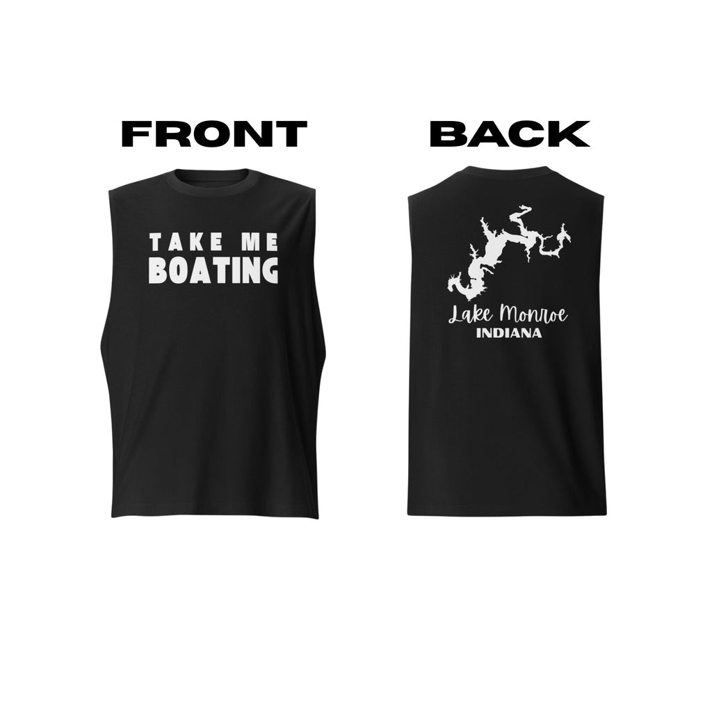 Lake Monroe "Take Me Boating" Muscle Tank Top