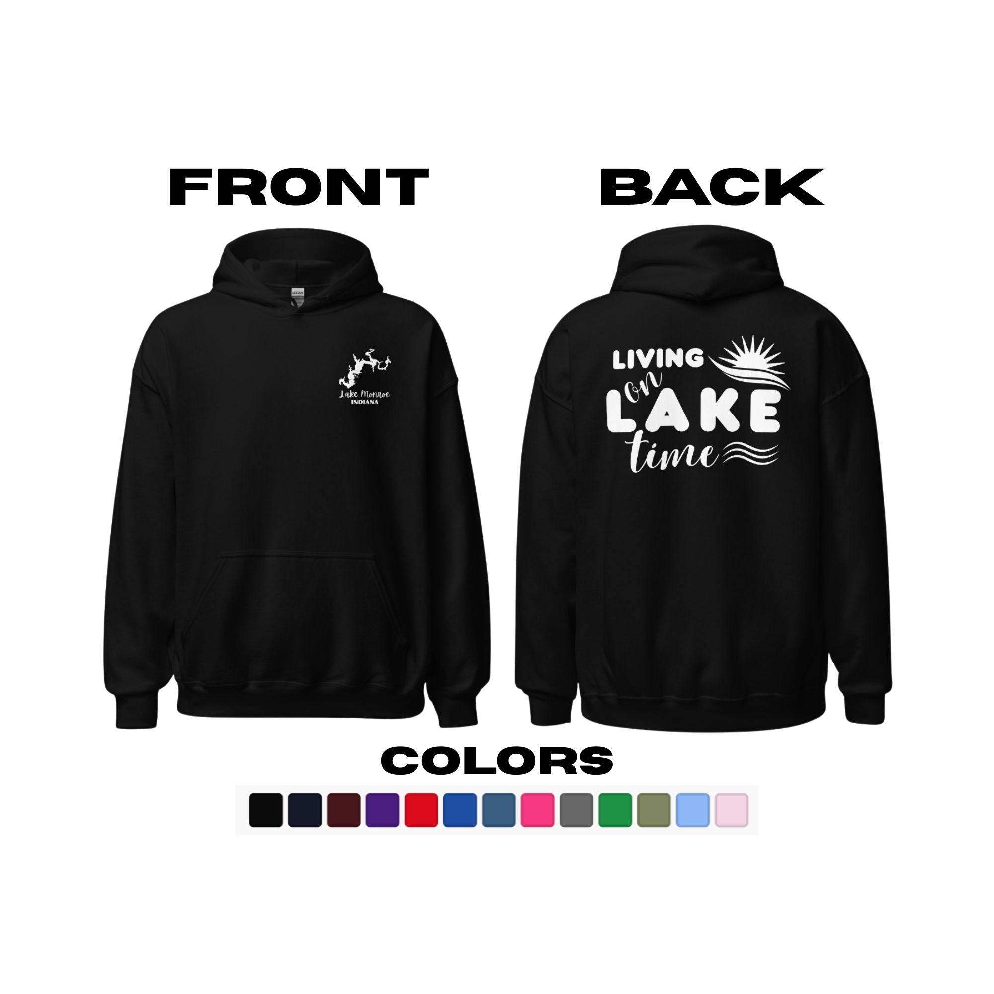 Lake Monroe "Living on Lake Time" Hoodie