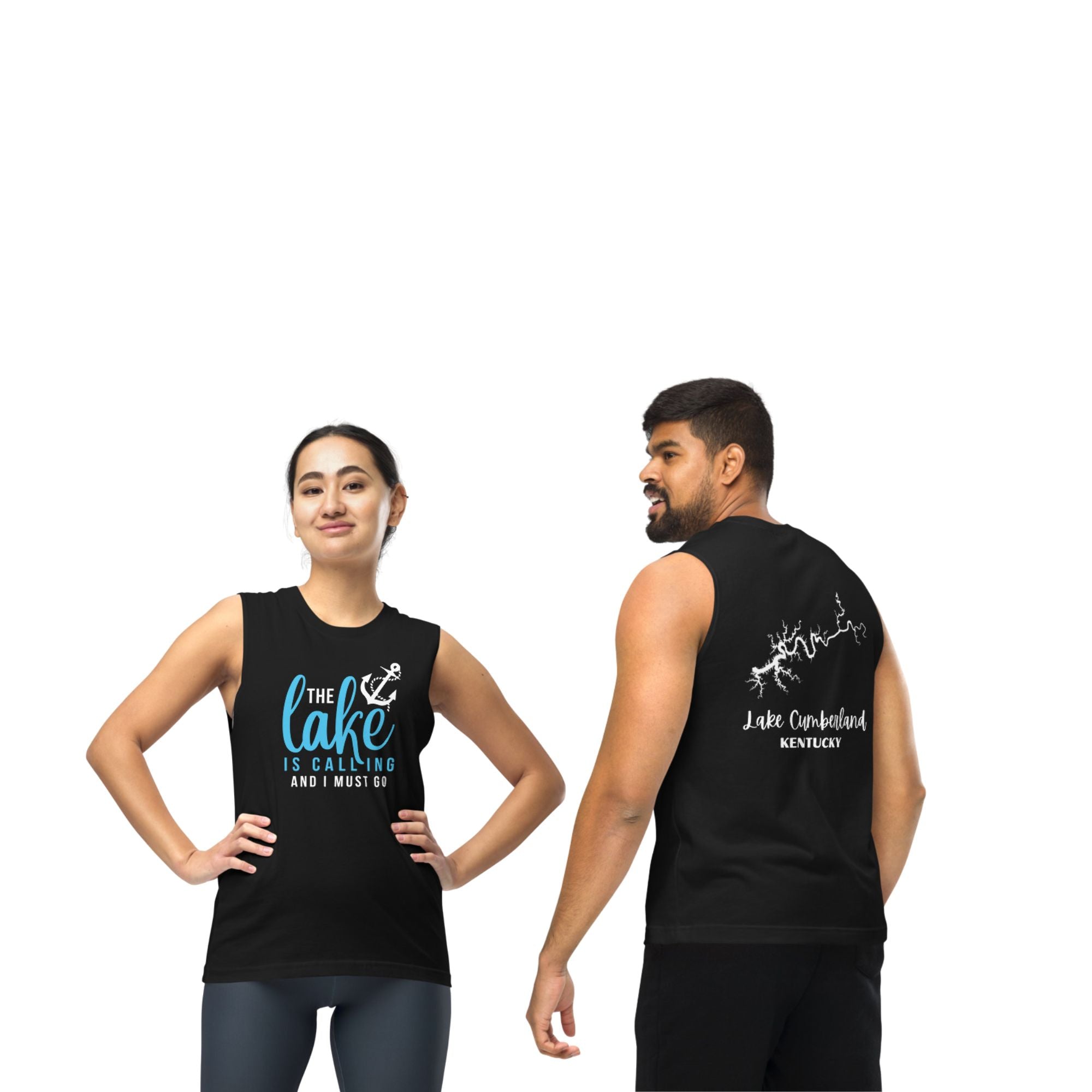 Lake Cumberland "The Lake is Calling and I Must Go" Muscle Tank Top