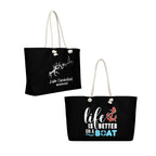 Lake Cumberland "Life is Better on a Boat" Weekender Bag