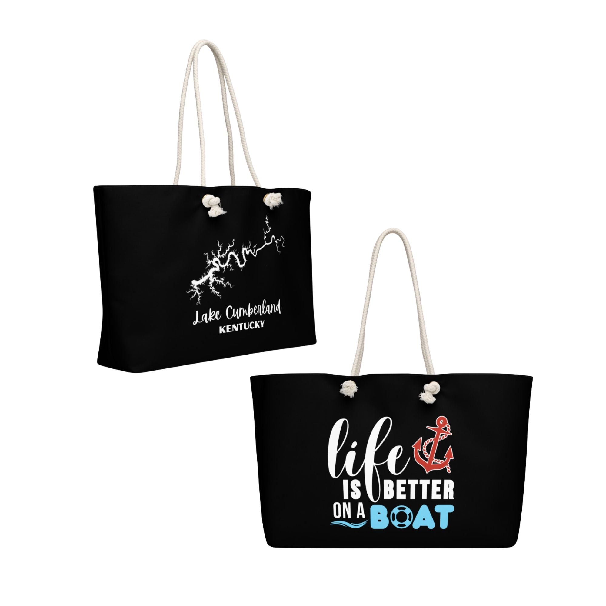 Lake Cumberland "Life is Better on a Boat" Weekender Bag