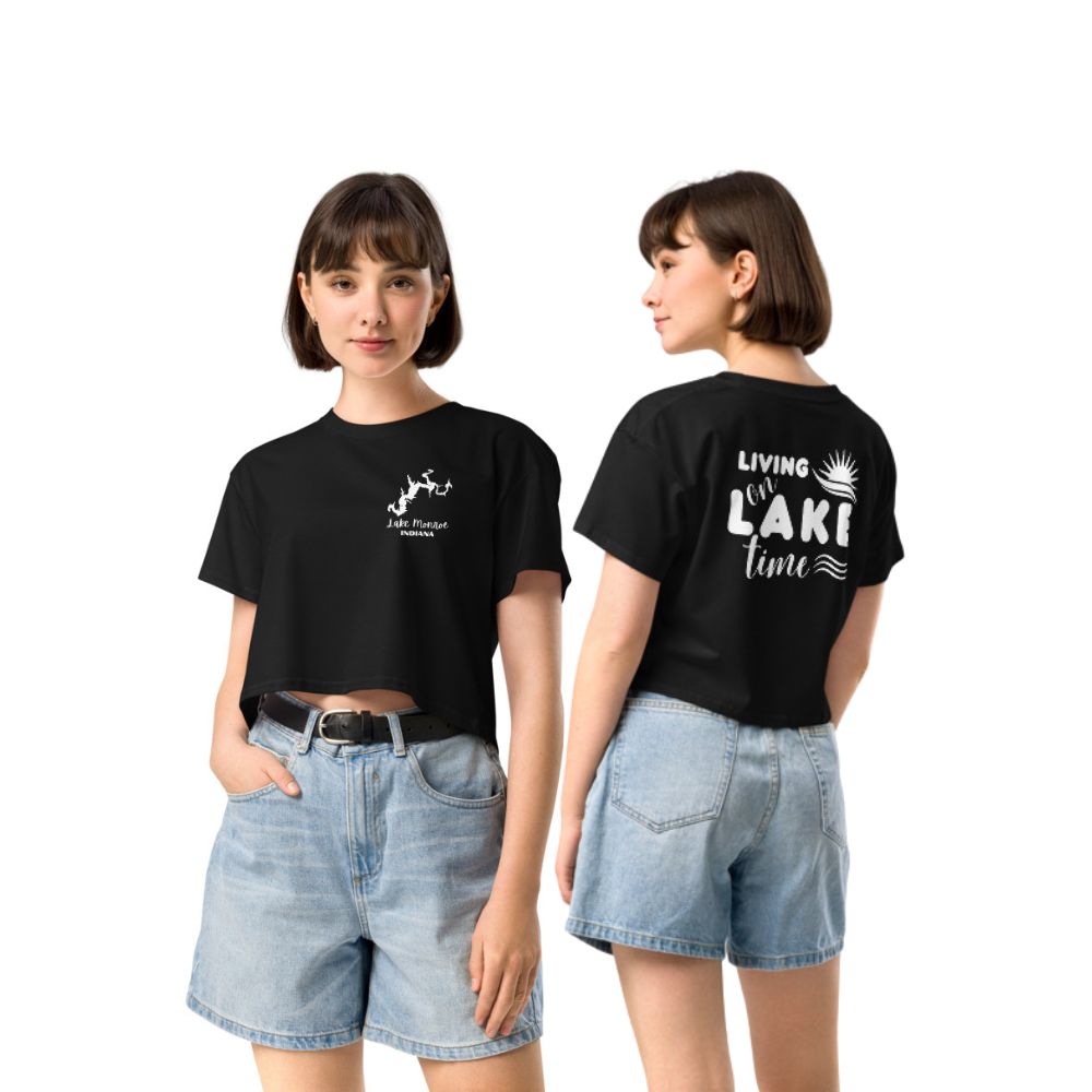 Lake Monroe "Living on Lake Time" Crop Top