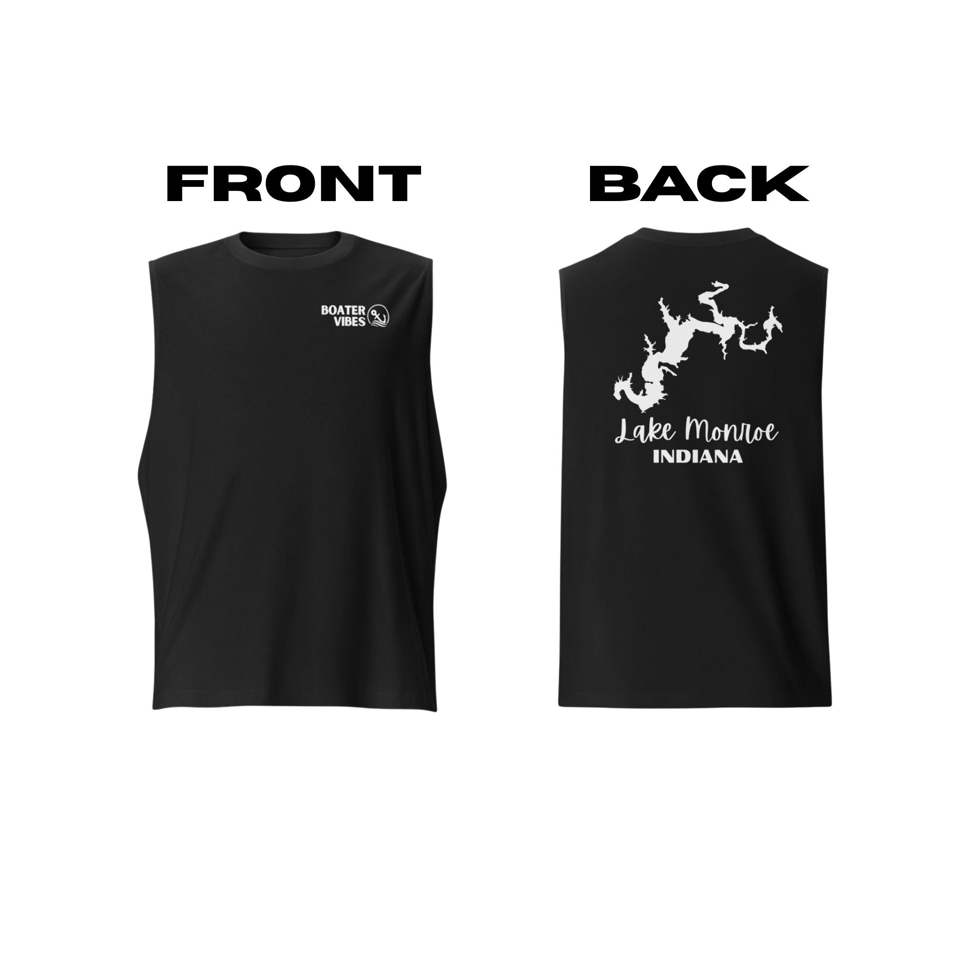 Lake Monroe "Boater Vibes" Muscle Tank Top