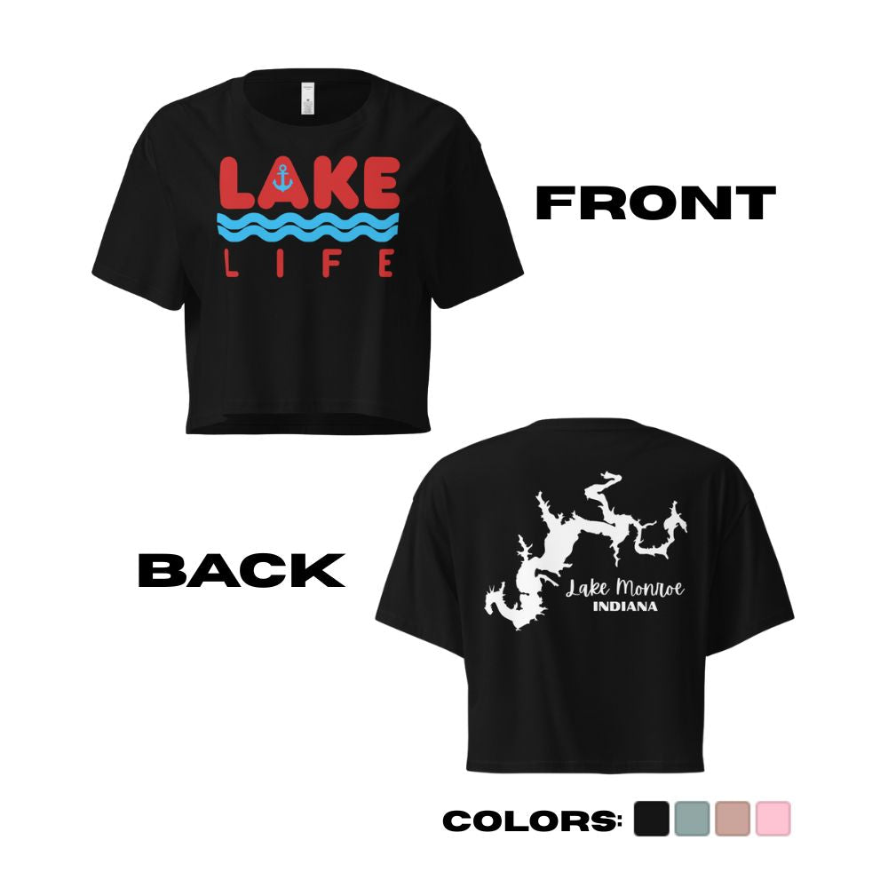 Lake Monroe "Lake Life" Crop Top