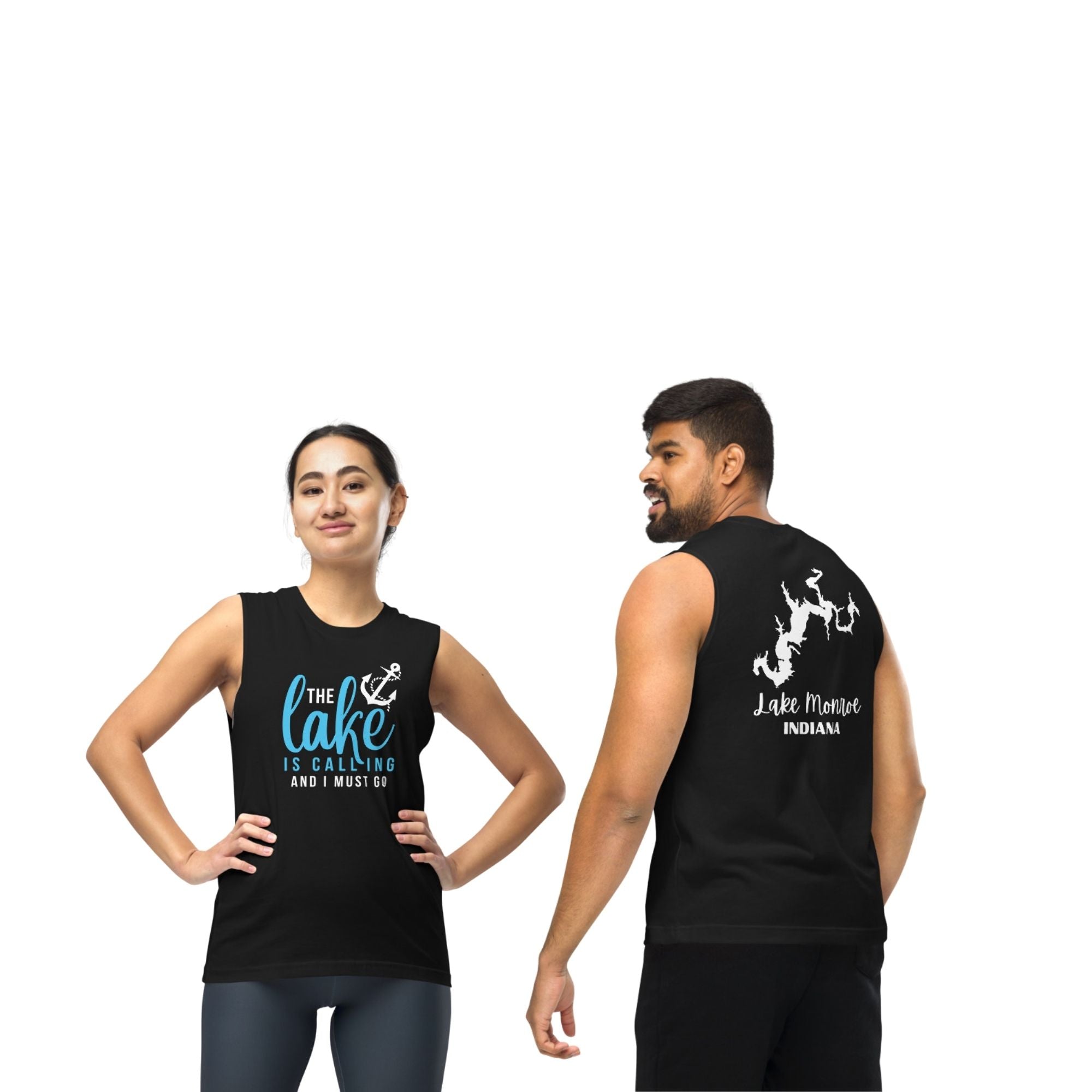 Lake Monroe "The Lake is Calling and I Must Go" Muscle Tank Top