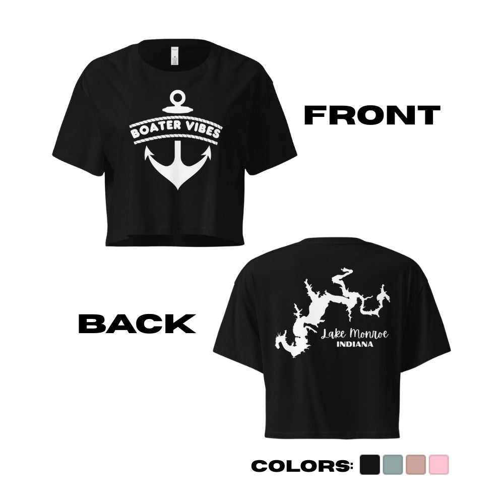 Lake Monroe "Boater Vibes" Crop Top