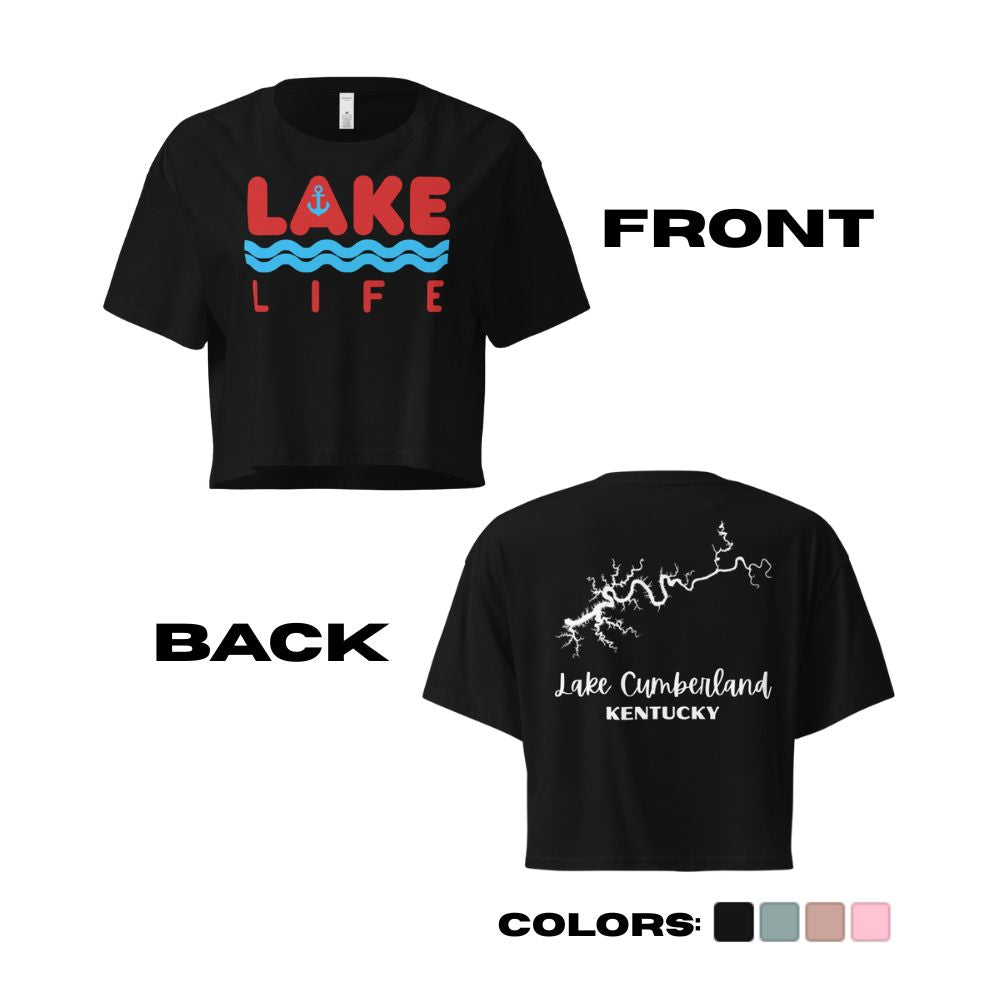 Lake Cumberland "Lake Life" Crop Top