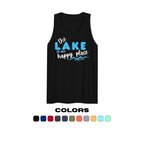 "The Lake is My Happy Place" Muscle Tank Top