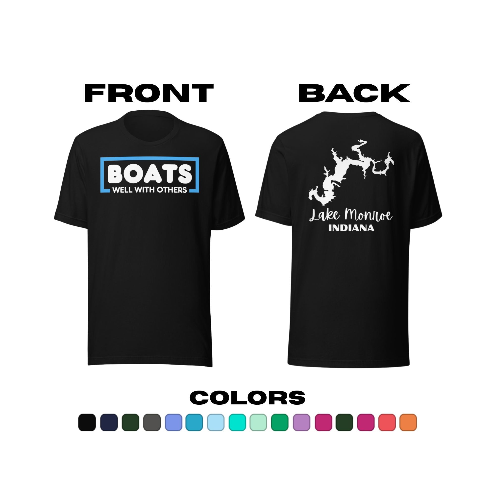 Lake Monroe "Boats Well With Others" T-Shirt