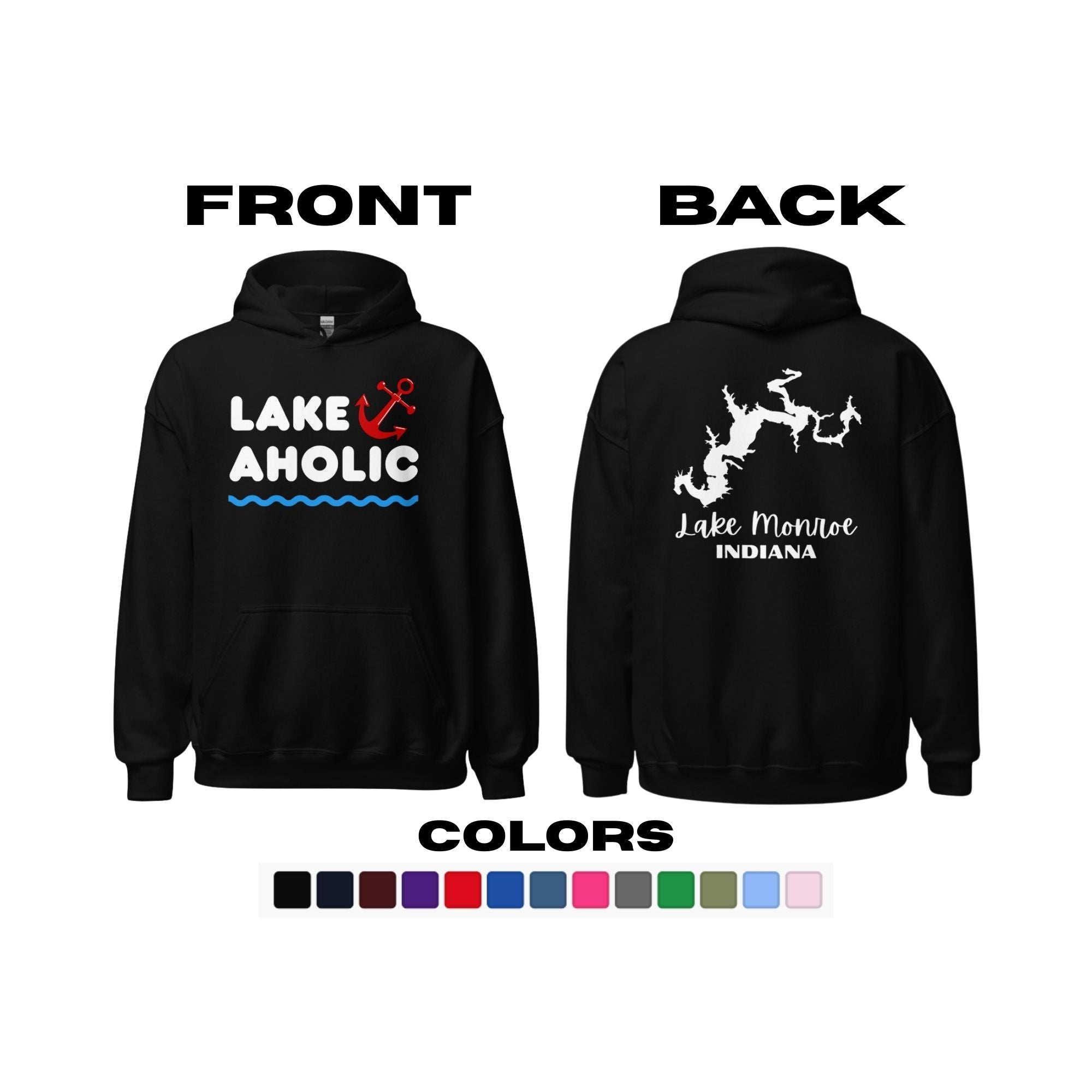 Lake Monroe "Lakeaholic" Hoodie