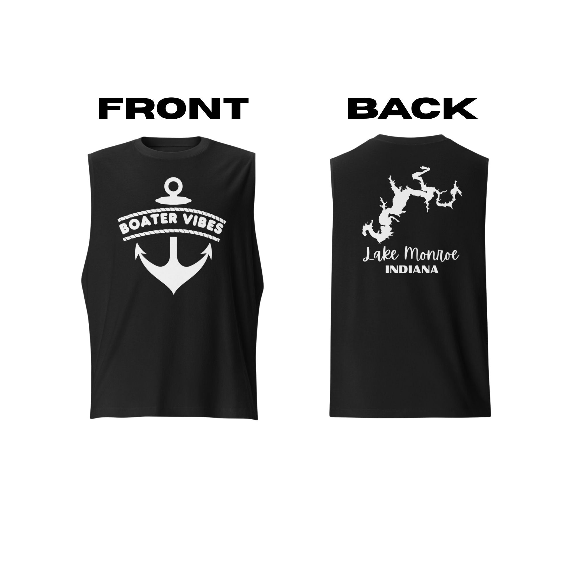 Lake Monroe "Boater Vibes" Muscle Tank Top