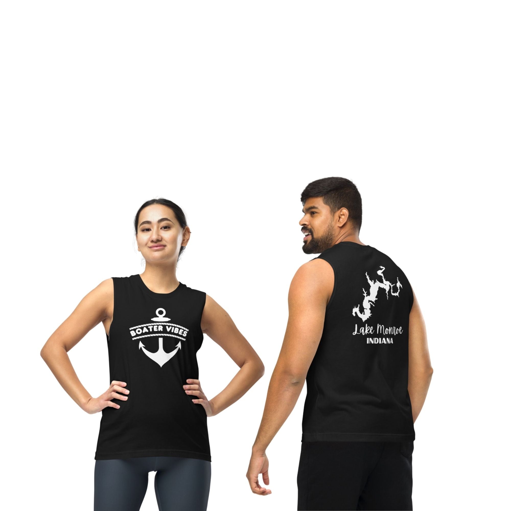 Lake Monroe "Boater Vibes" Muscle Tank Top