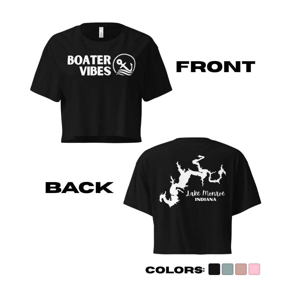 Lake Monroe "Boater Vibes" Crop Top