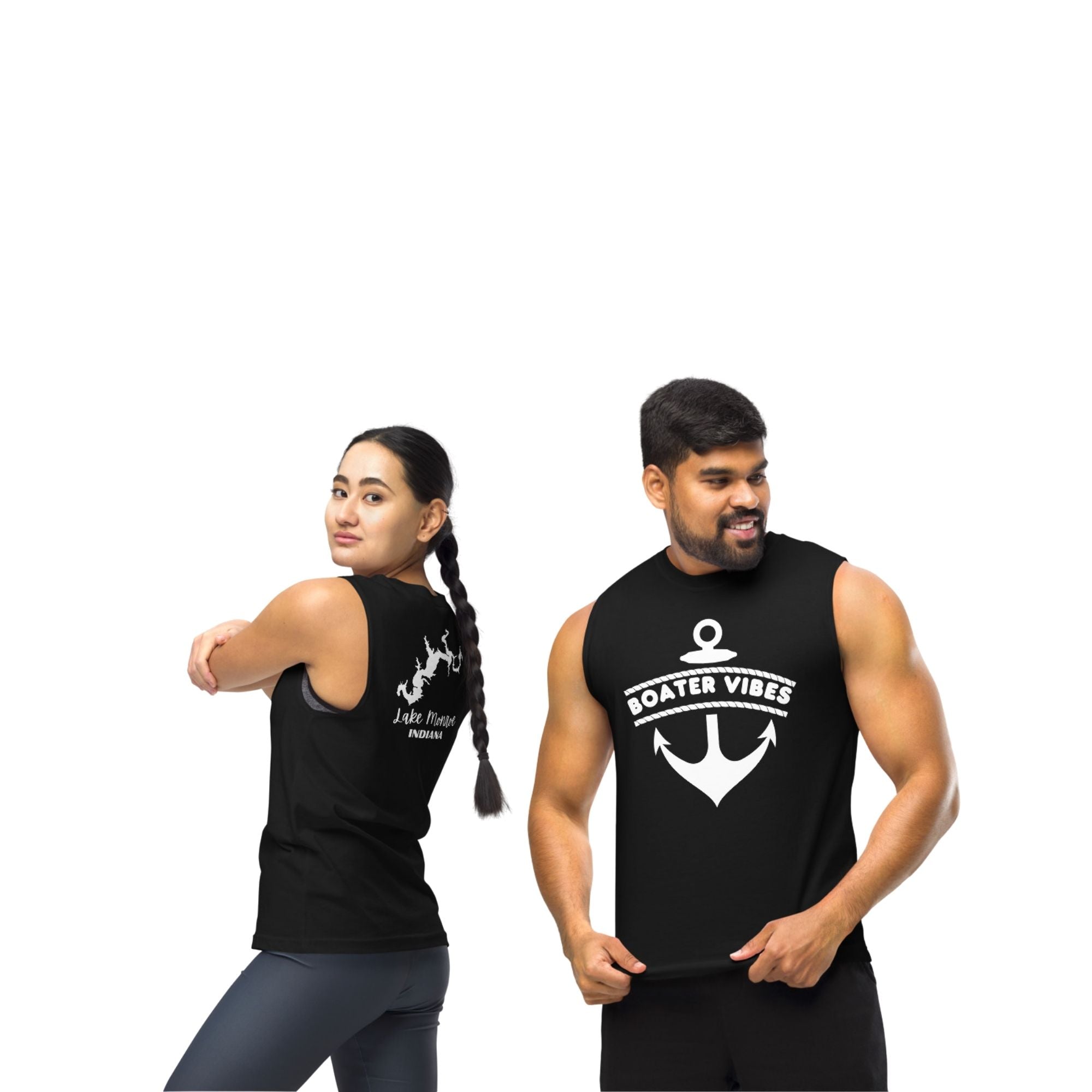 Lake Monroe "Boater Vibes" Muscle Tank Top