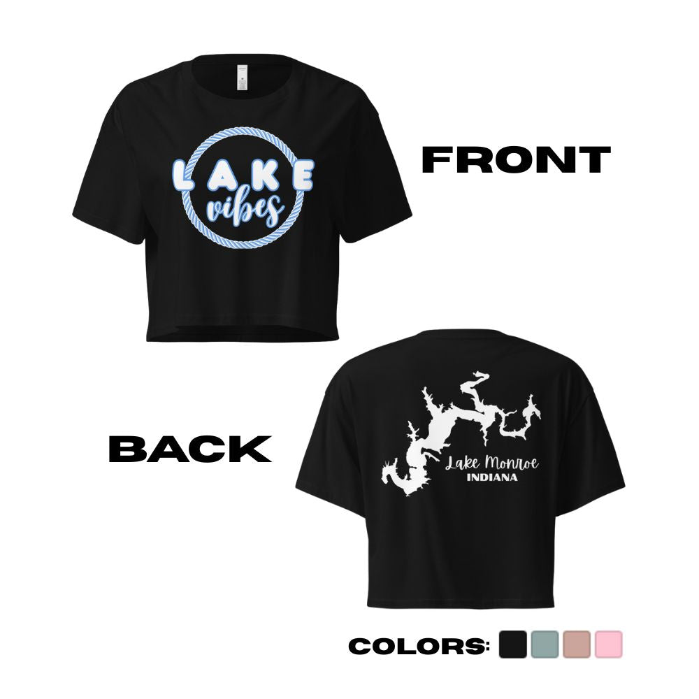 Lake Monroe "Lake Vibes" Crop Top