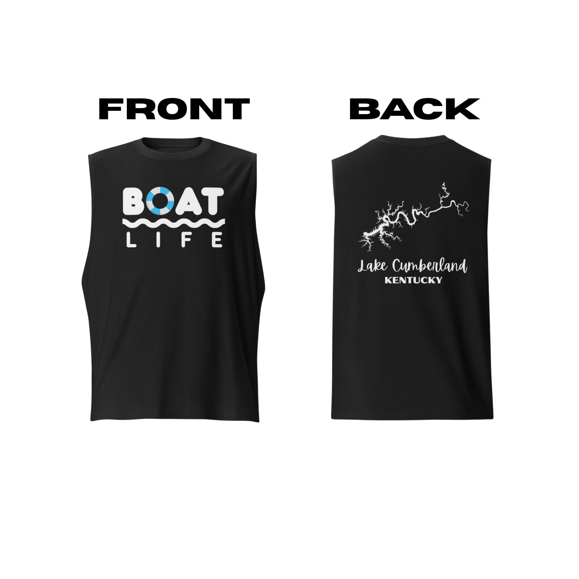 Lake Cumberland "Boat Life" Muscle Tank Top