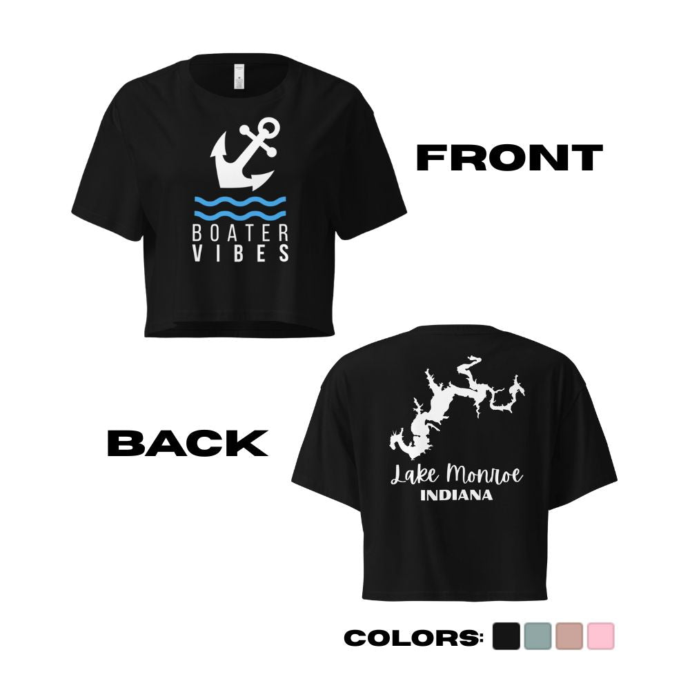 Lake Monroe "Boater Vibes" Crop Top