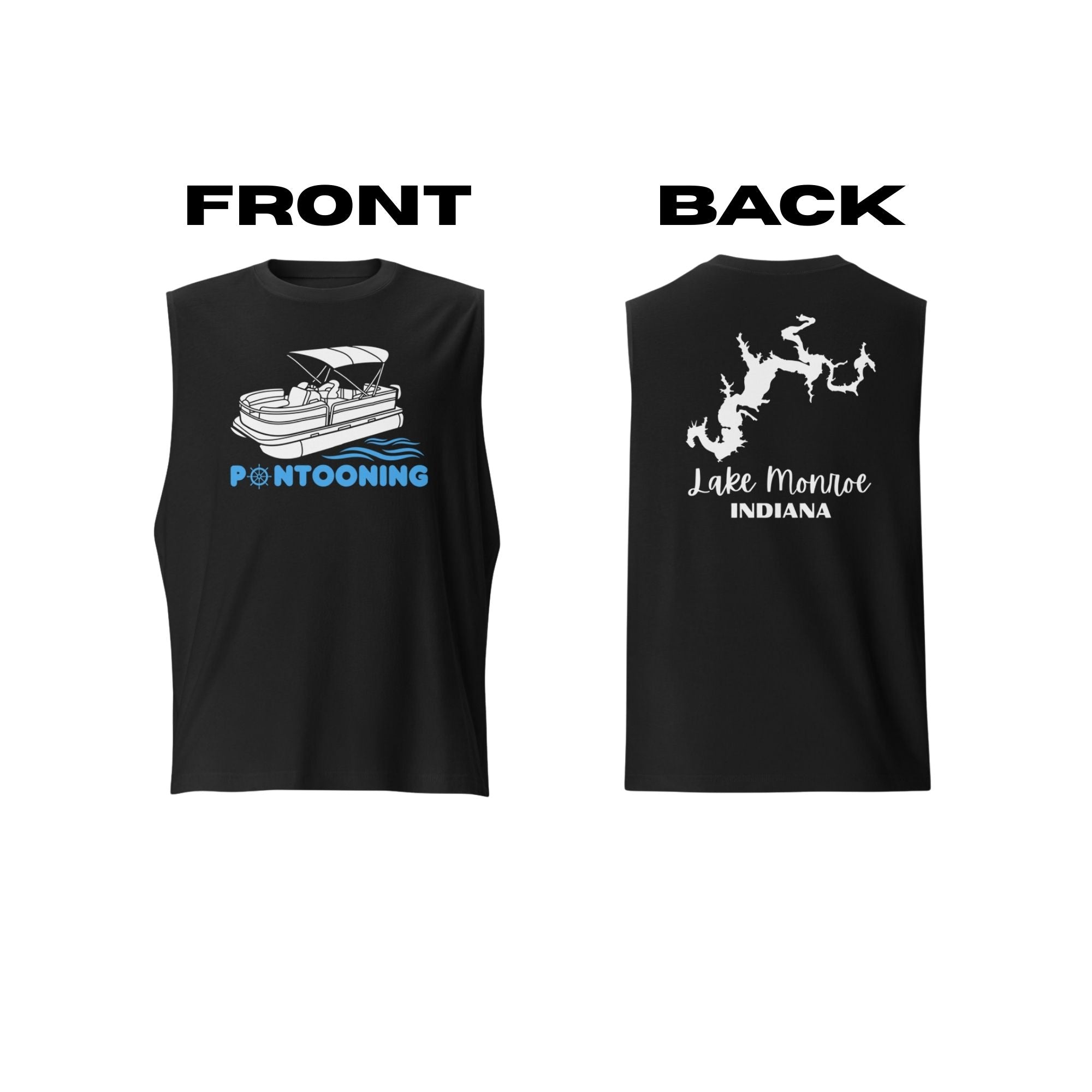Lake Monroe "Pontooning" Muscle Tank Top