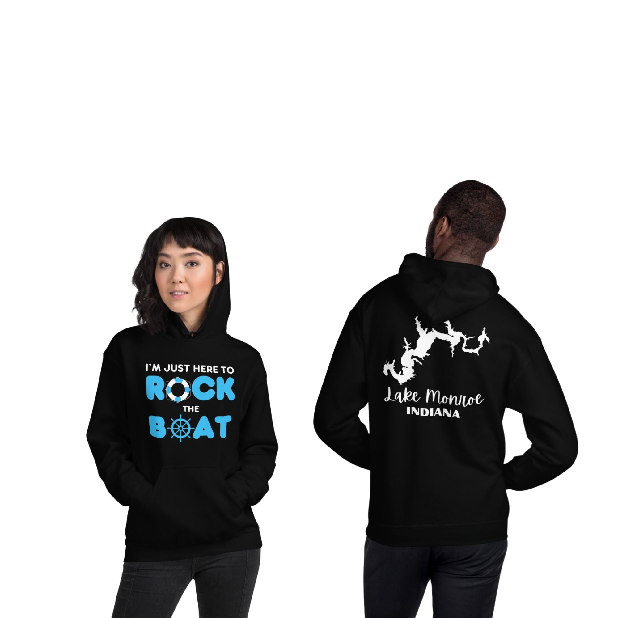 Lake Monroe "I'm Just Here to Rock the Boat" Hoodie