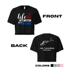 Lake Cumberland "Life is Better on a Boat" Crop Top