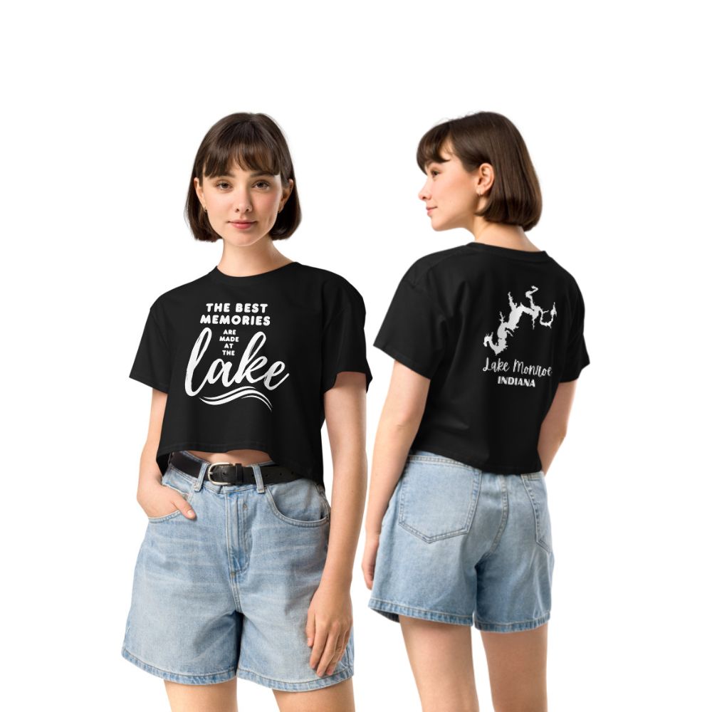 Lake Monroe "The Best Memories are Made at the Lake" Crop Top