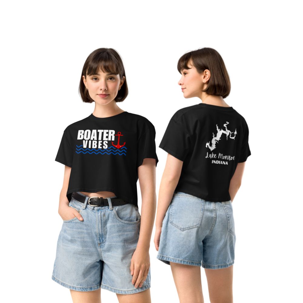 Lake Monroe "Boater Vibes" Crop Top