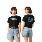 Boater Vibes "The Lake is my Happy Place" Crop Top