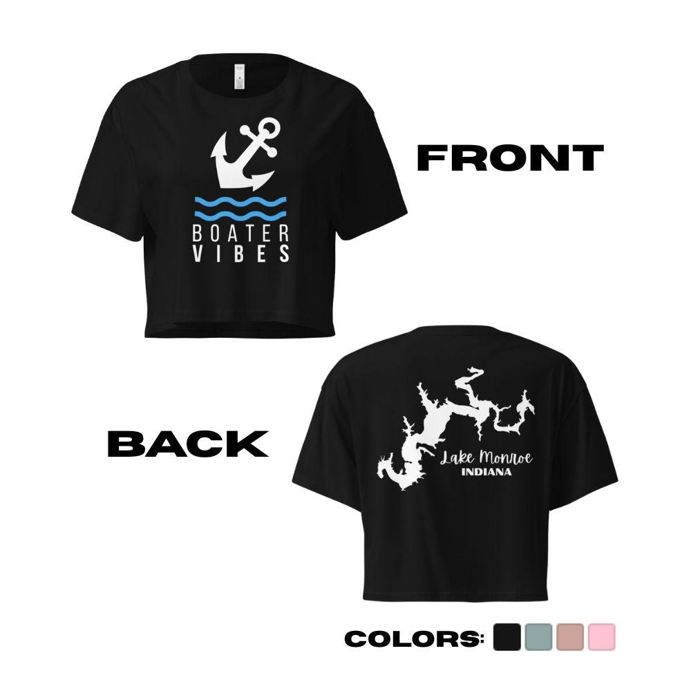 Lake Monroe "Boater Vibes" Crop Top