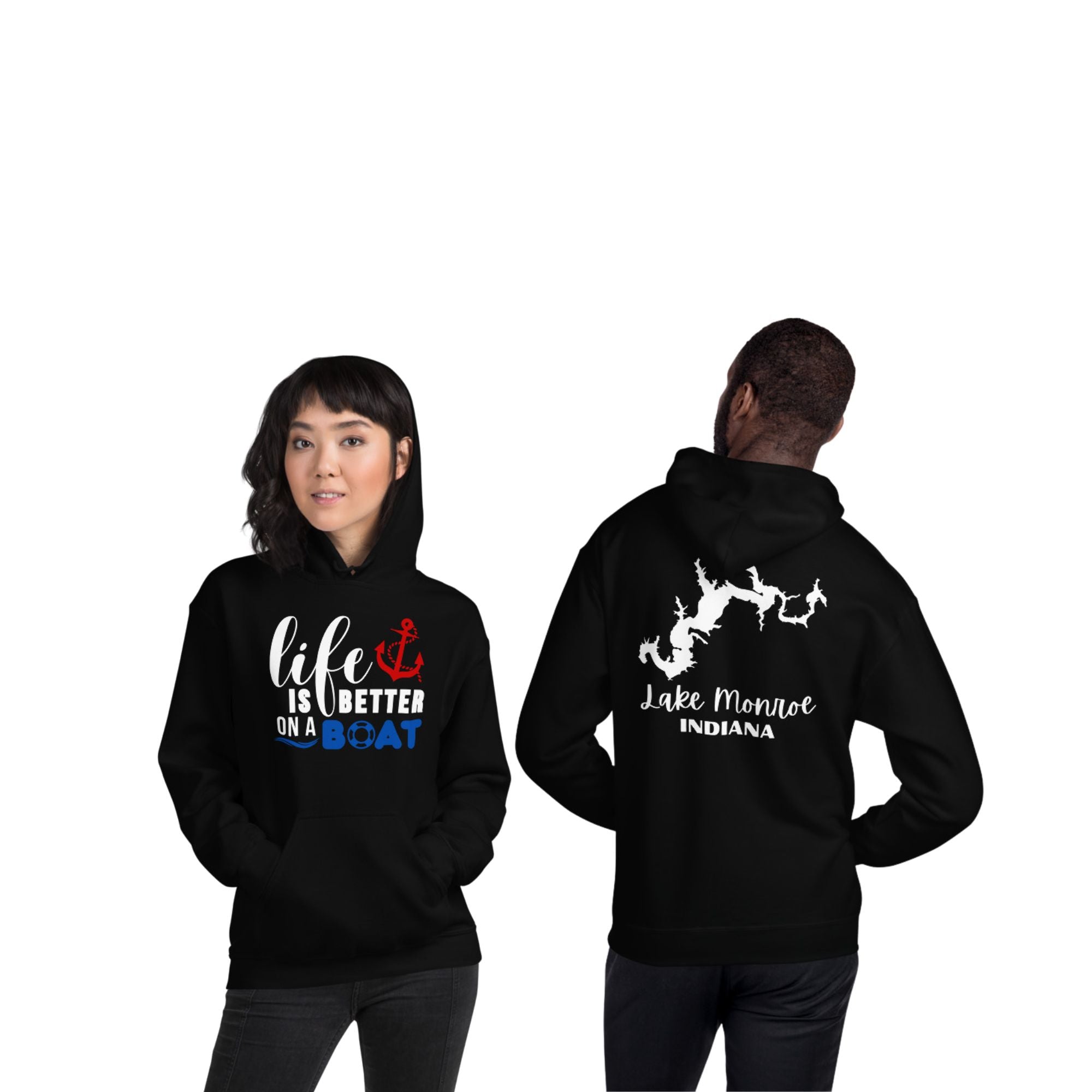 Lake Monroe "Life is Better on a Boat" Hoodie
