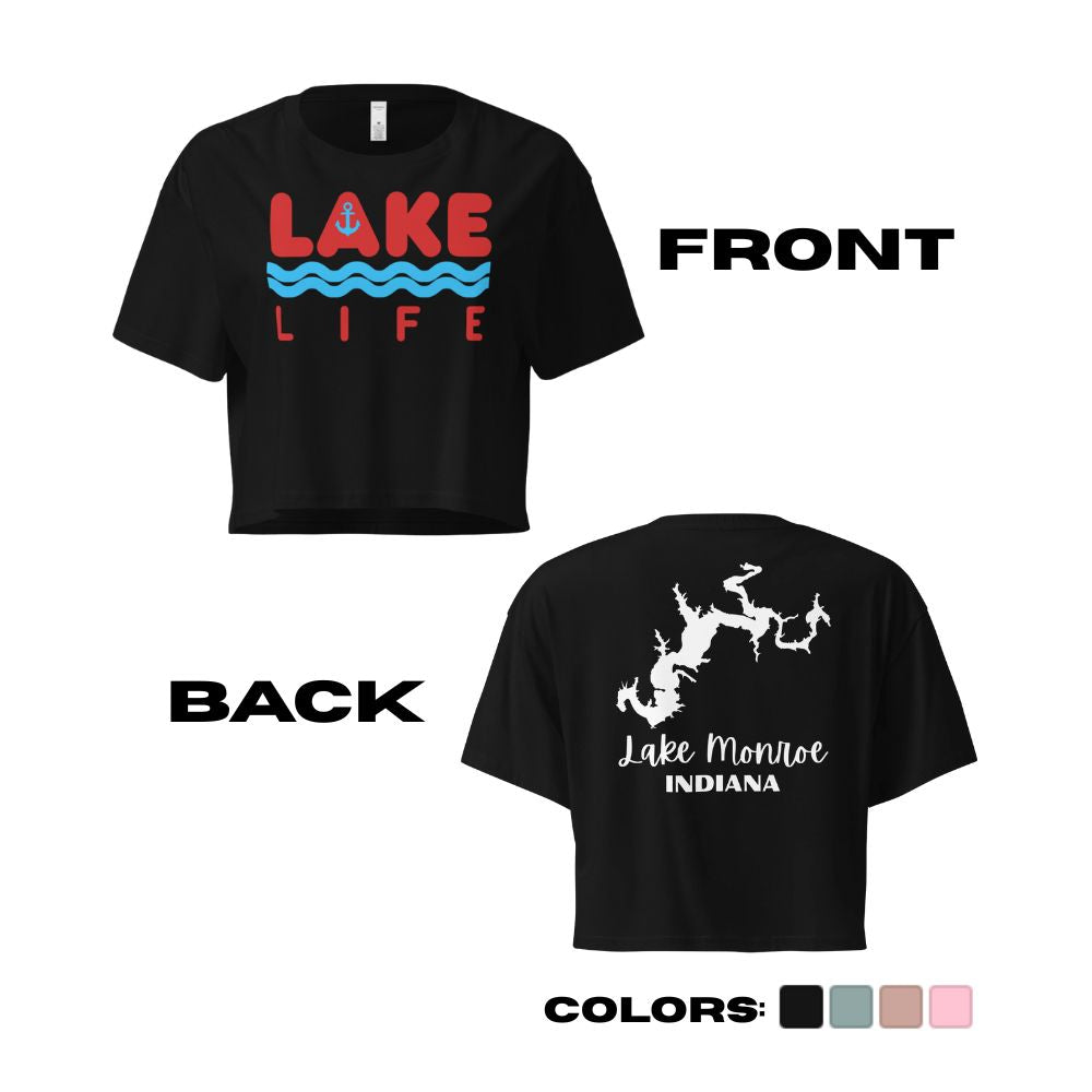 Lake Monroe "Lake Life" Crop Top