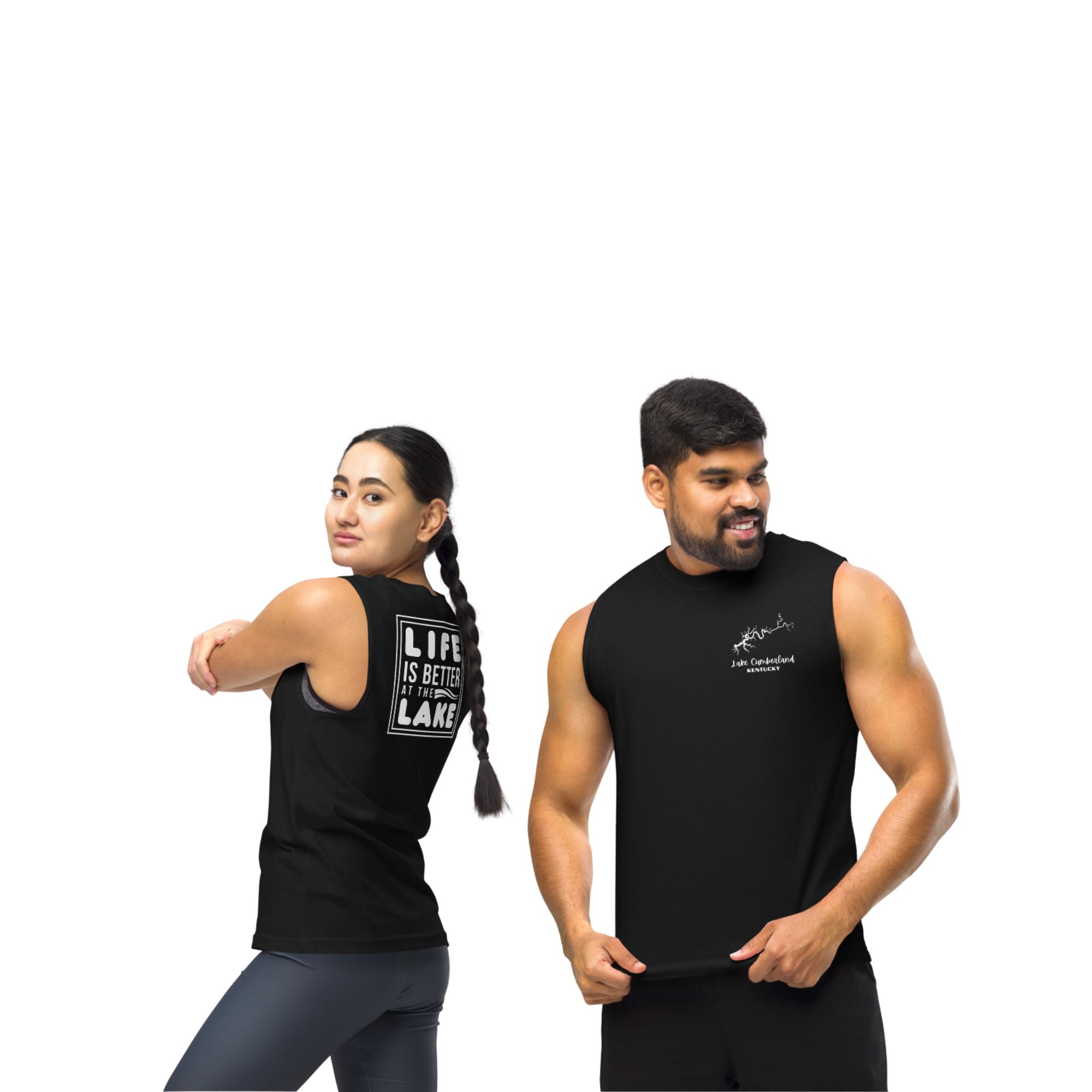 Lake Cumberland "Life is Better at the Lake" Muscle Tank Top