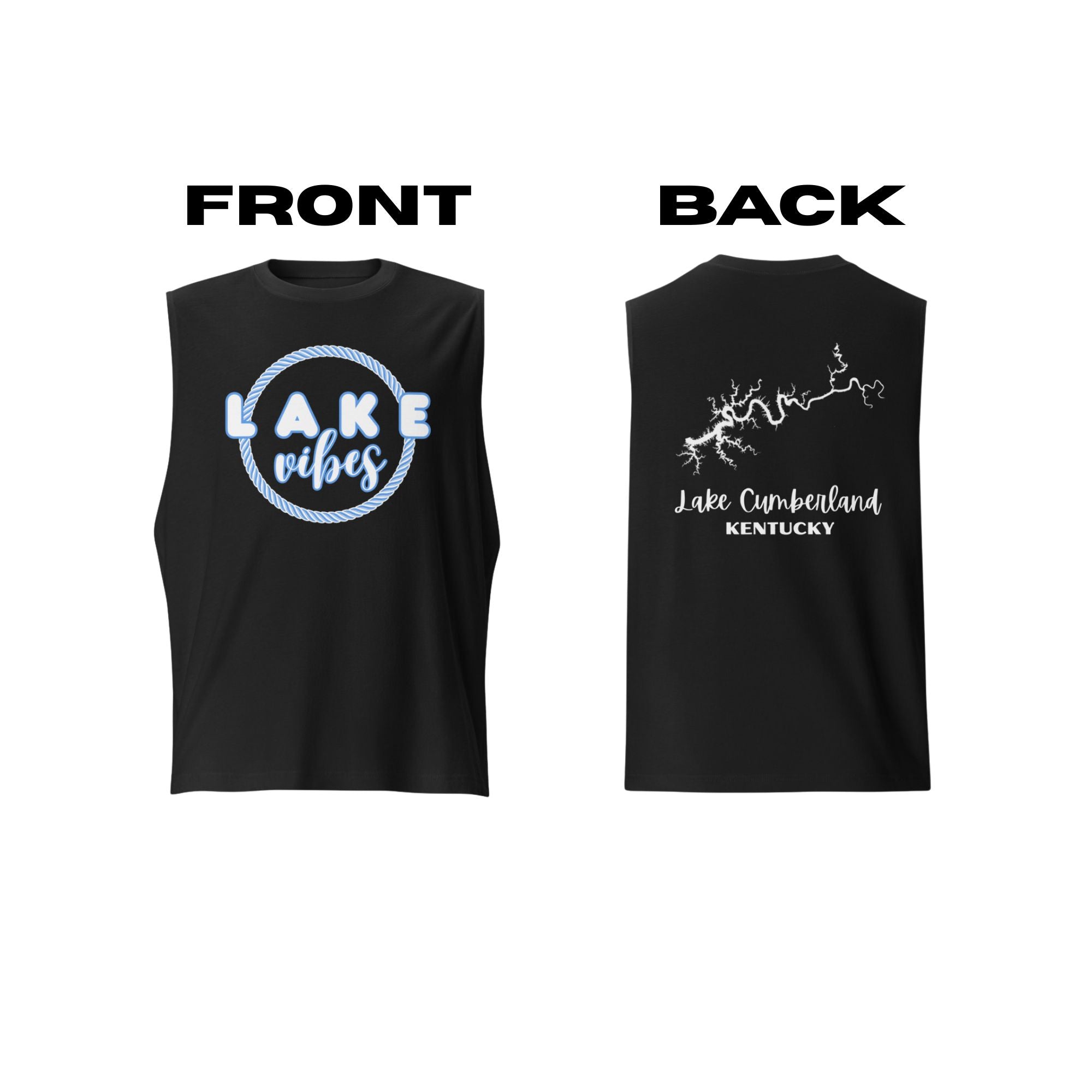 Lake Cumberland "Lake Vibes" Muscle Tank Top