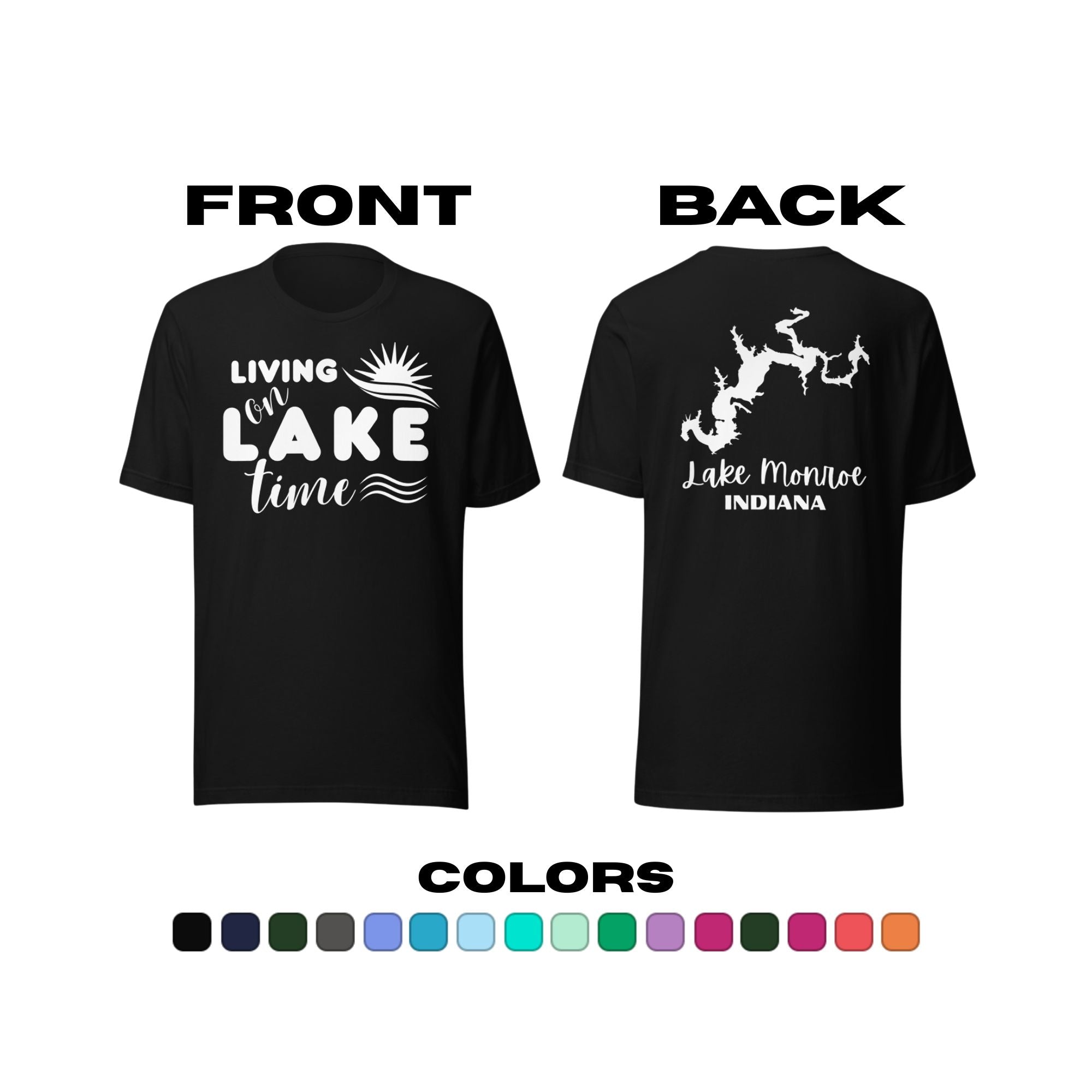 Lake Monroe "Living on Lake Time" T-Shirt