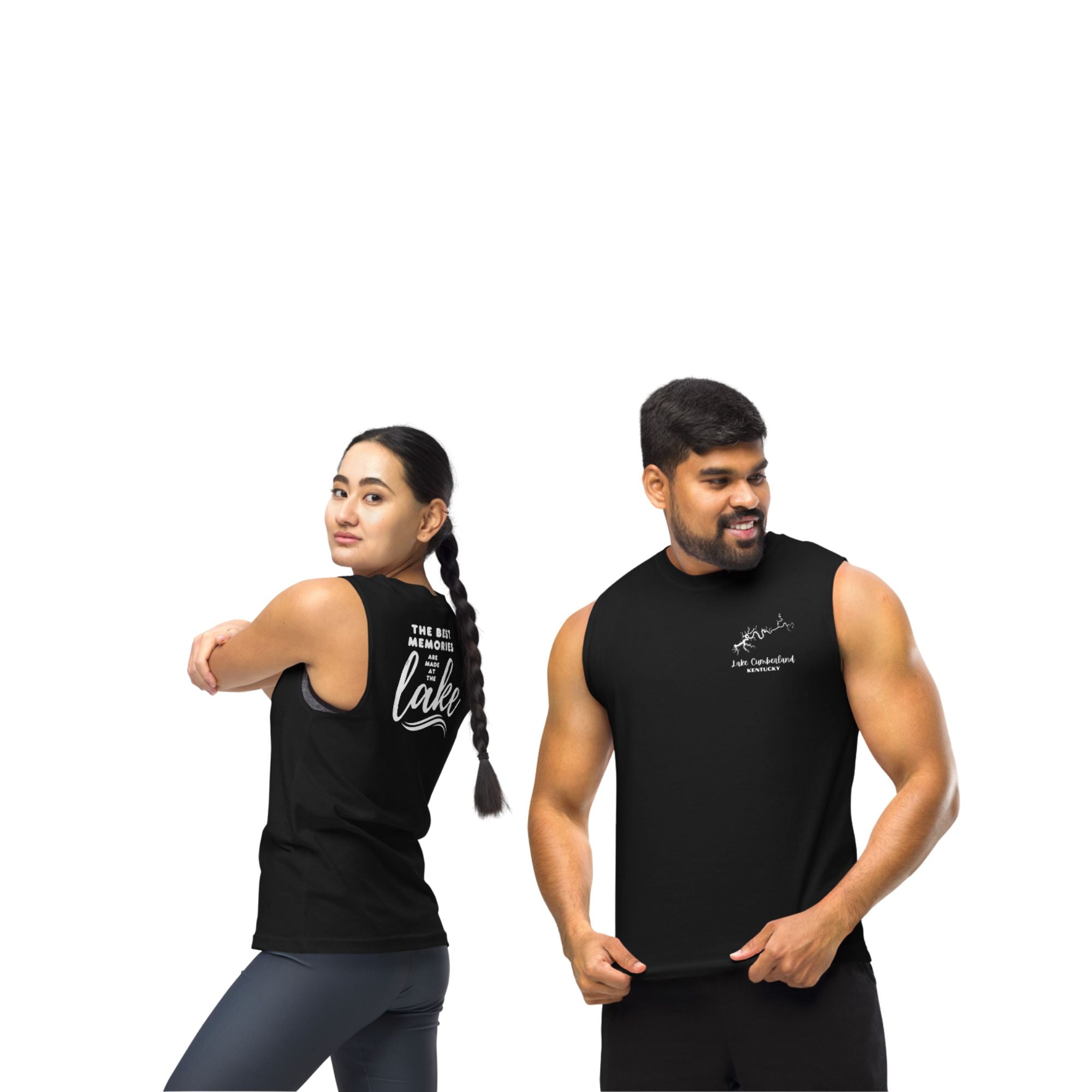 Lake Cumberland "The Best Memories Are Made at the Lake" Muscle Tank Top