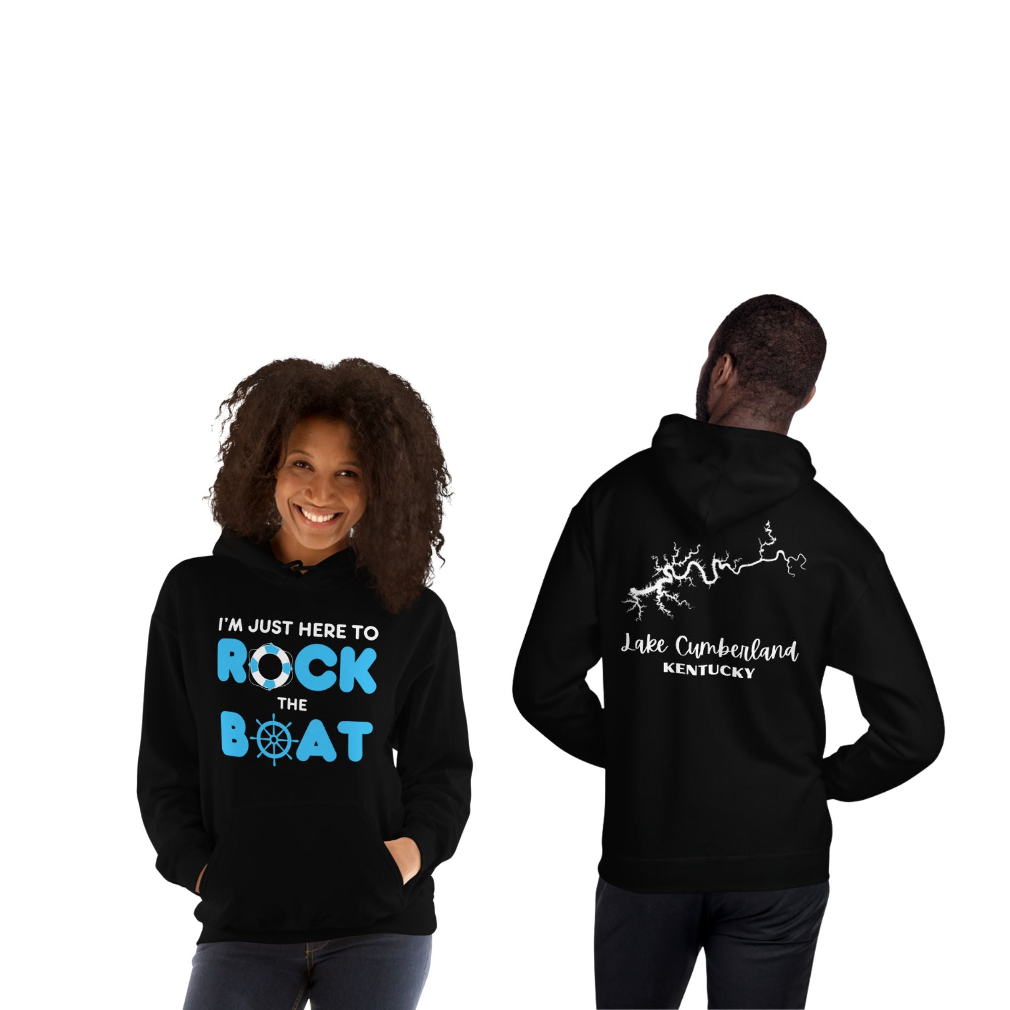 Lake Cumberland "I'm Just Here to Rock the Boat" Hoodie