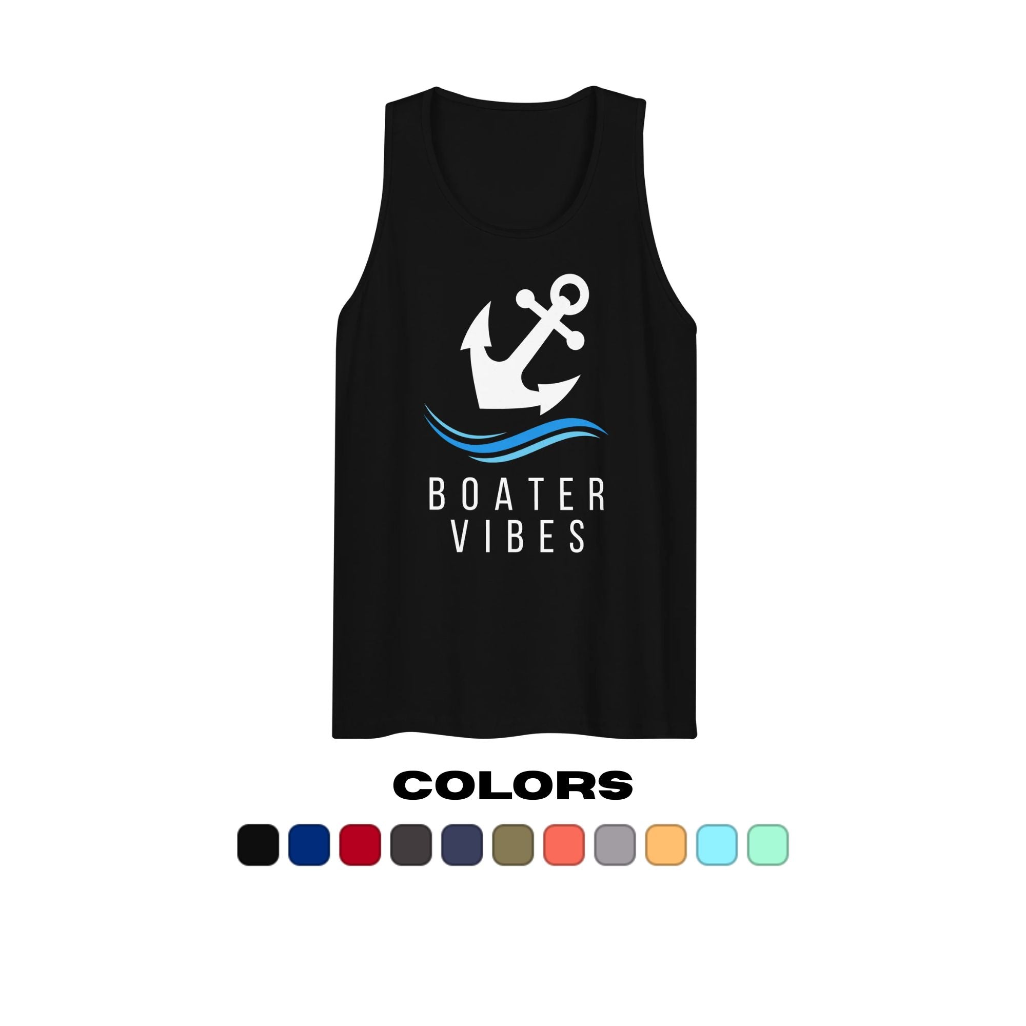 "Boater Vibes" Muscle Tank Top