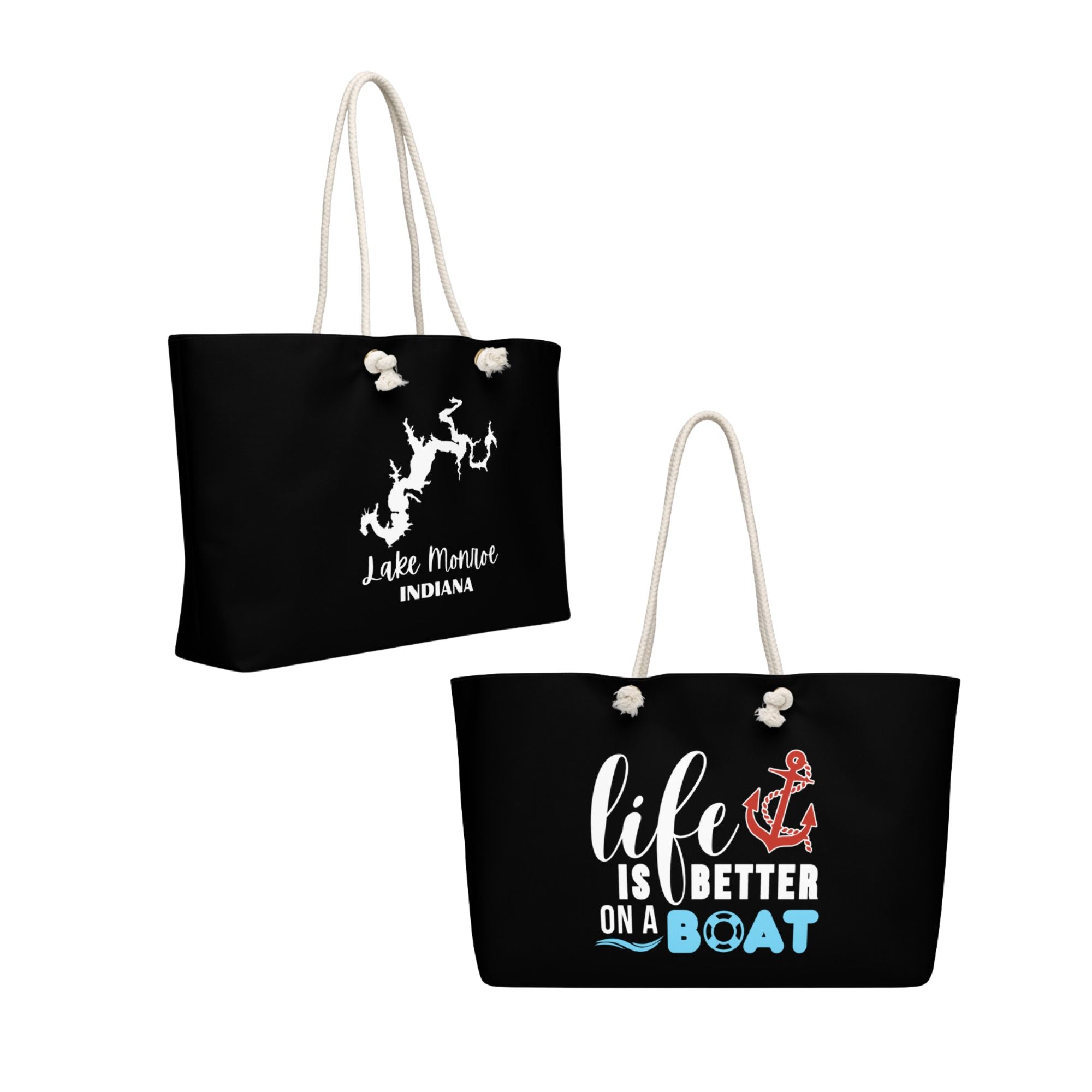 Lake Monroe "Life is Better on a Boat" Weekender Bag